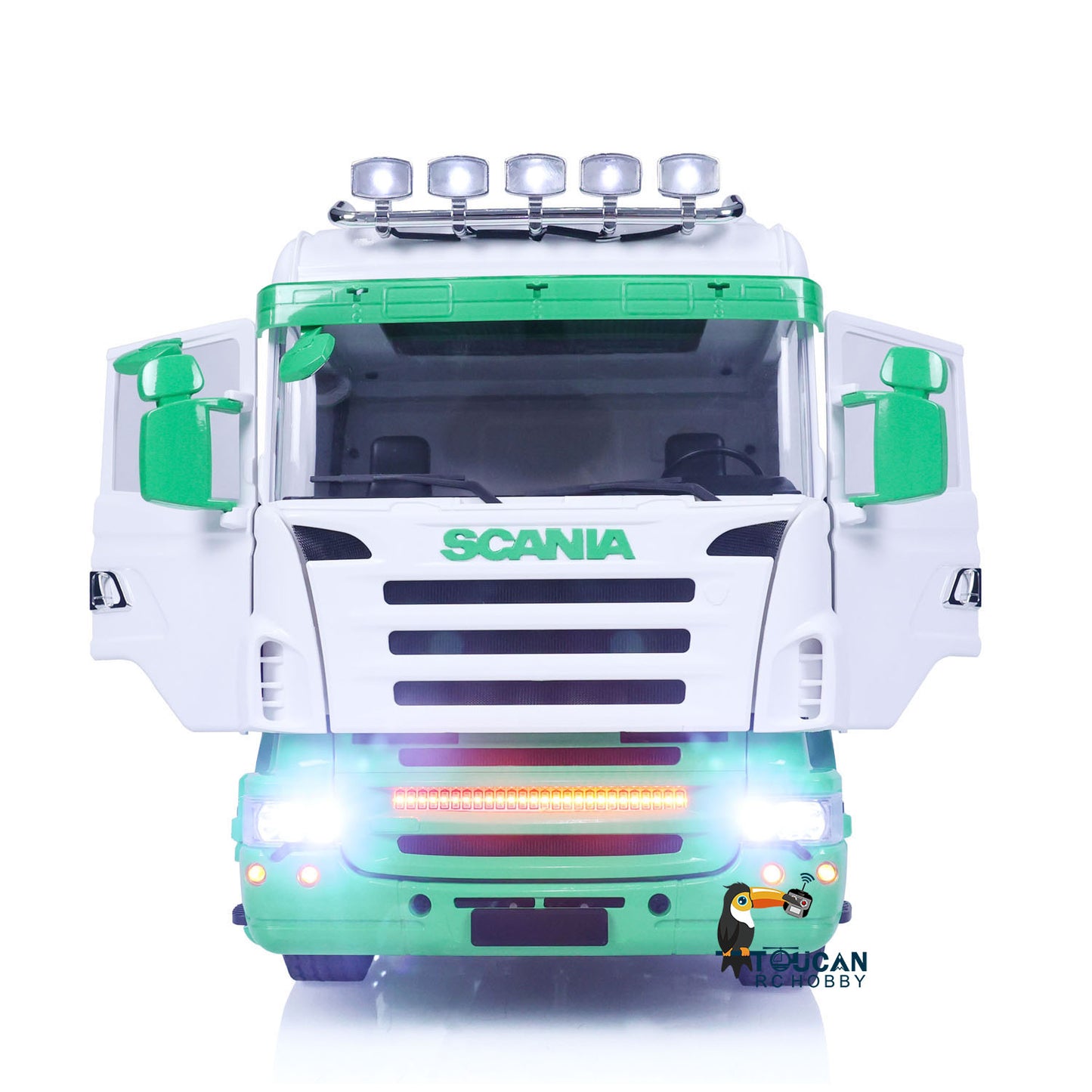 1/14 4X4 RC Sattelzugmaschine LESU Metallchassis RTR 801B Kabine