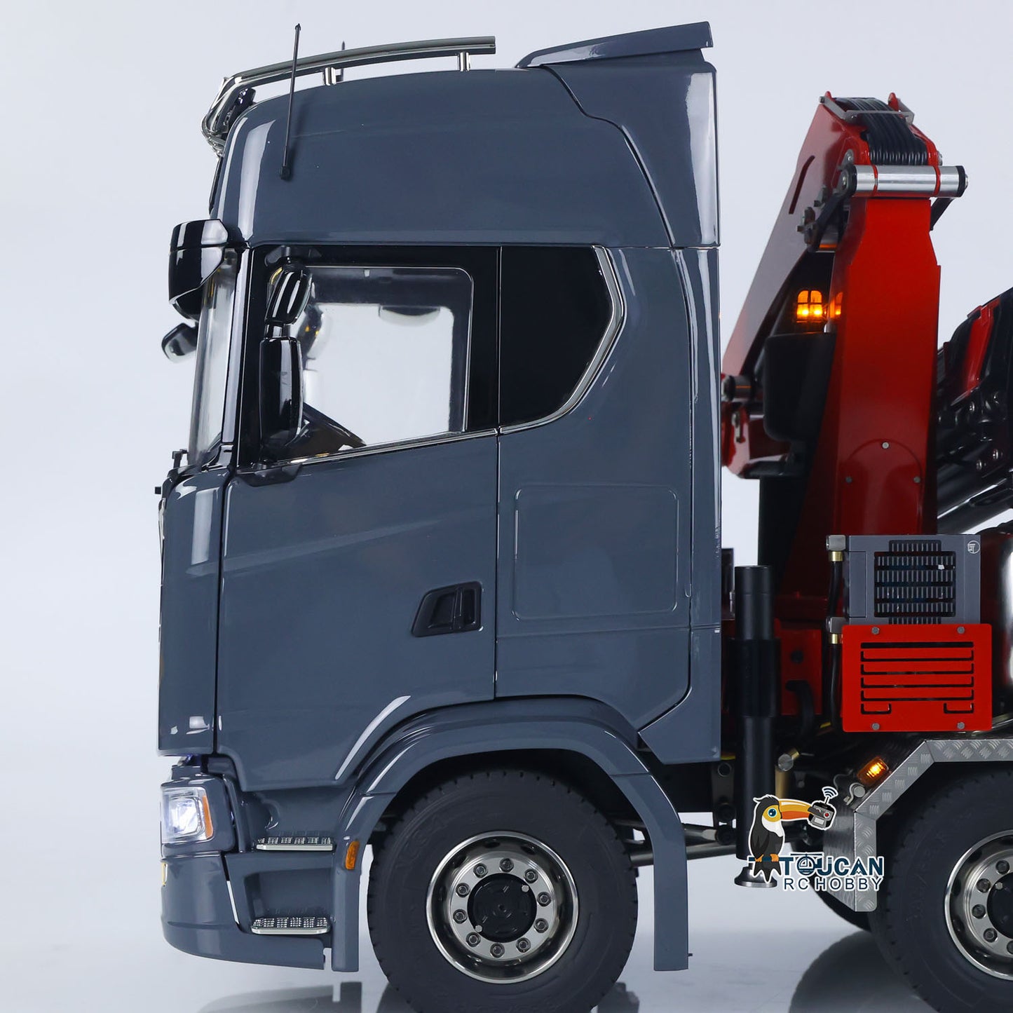 1/14 RC Hydraulic Full Dump Truck Crane 770S Metal 10x10 Roll on off Tipper 3Speed RTR Model Car Frsky XE Radio