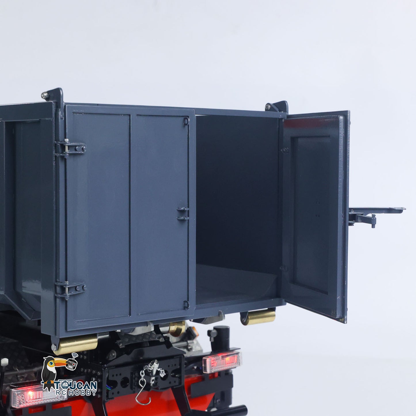 1/14 RC Hydraulic Full Dump Truck Crane 770S Metal 10x10 Roll on off Tipper 3Speed RTR Model Car Frsky XE Radio