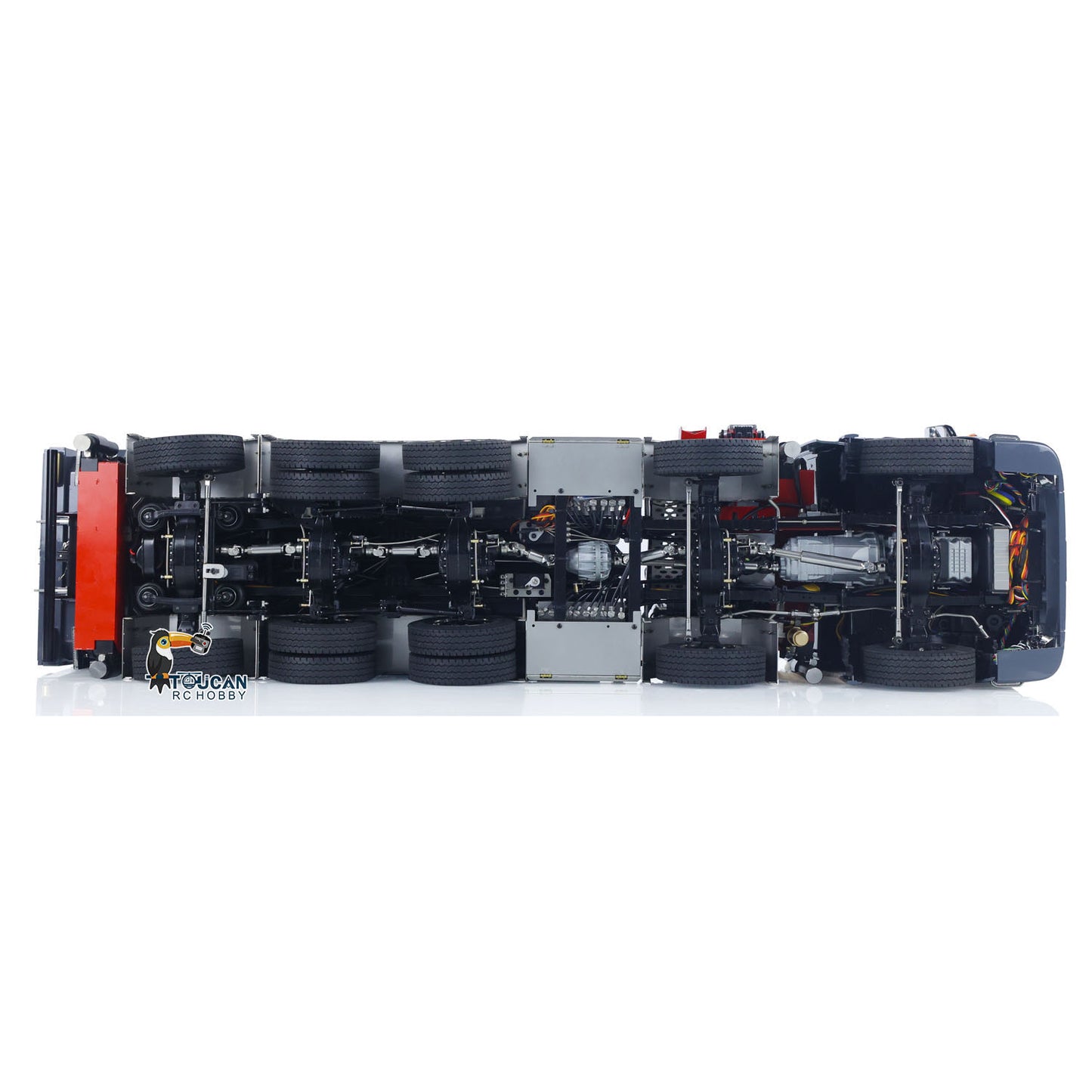 1/14 RC Hydraulic Full Dump Truck Crane 770S Metal 10x10 Roll on off Tipper 3Speed RTR Model Car Frsky XE Radio