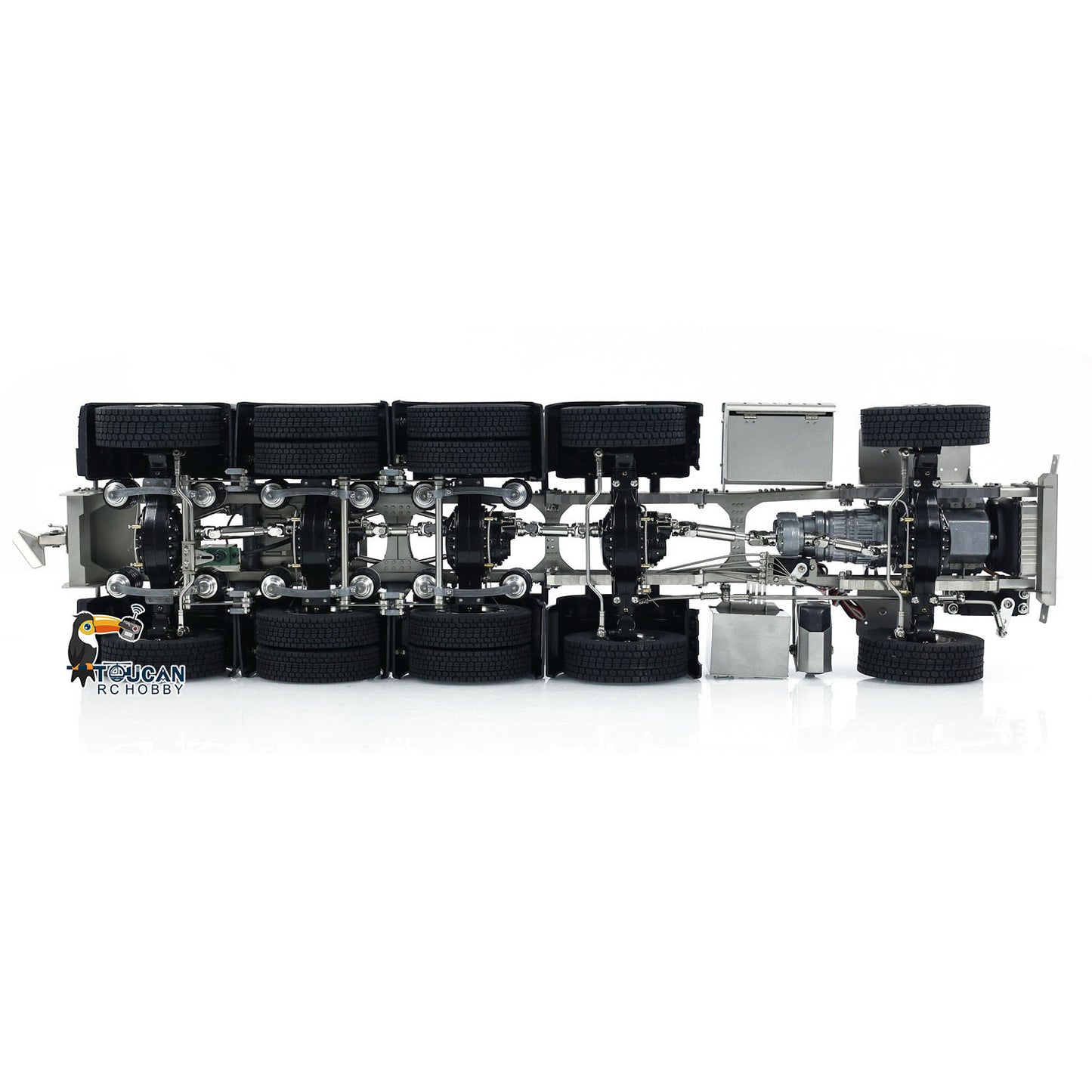 ScaleClub 1/14 10x10 Metallchassis für RC-Sattelzugmaschine 1851 Modell