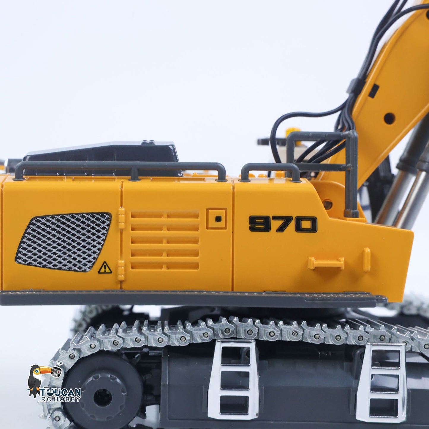 1/50 RC Excavator K970 Engineering Vehicle Remote Control Electric Lifting Digger Metal Bucket Tracks Light Sound RTR Battery