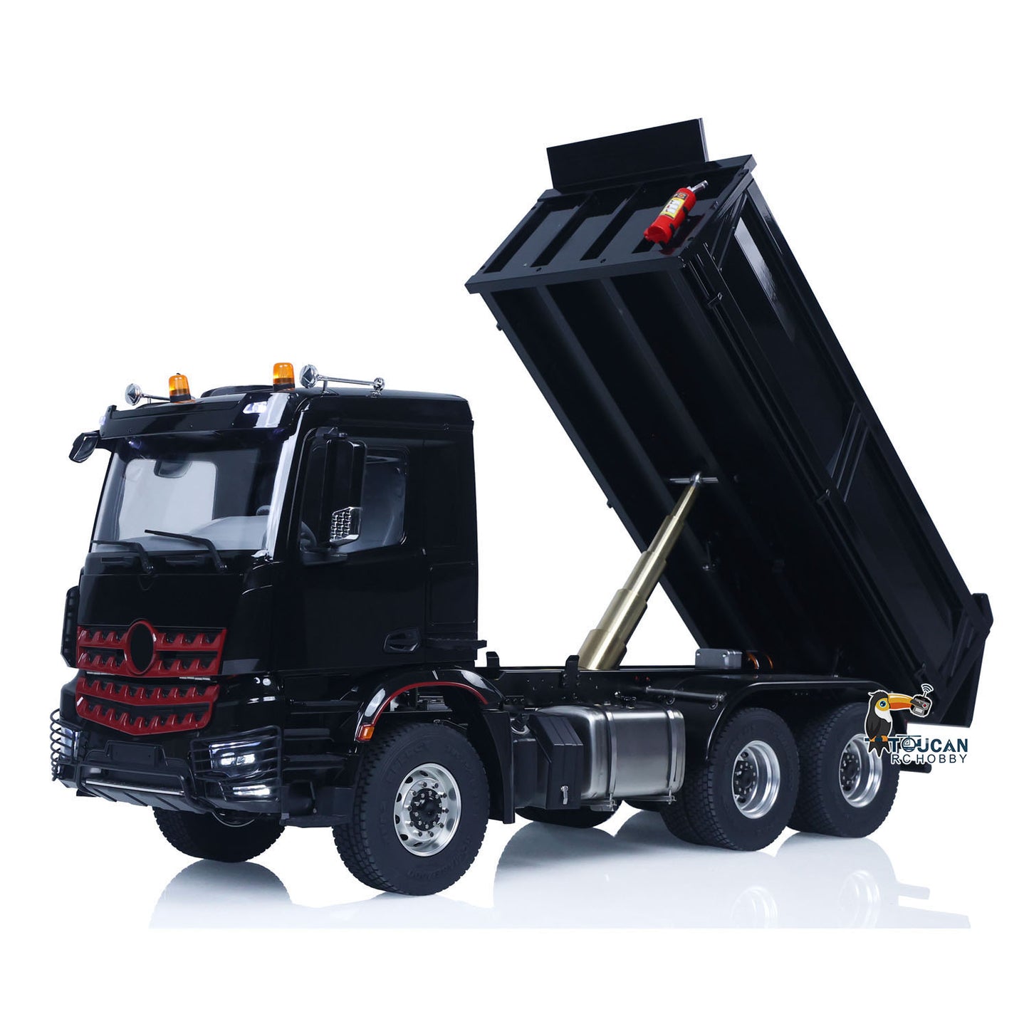 IN STOCK MDMODEL 3348 6x6 Metal Chassis 1/14 RC Hydraulic Dump Truck Remote Control Tipper 2Speed Gearbox Light Sound HotRC Radio RTR or PNP