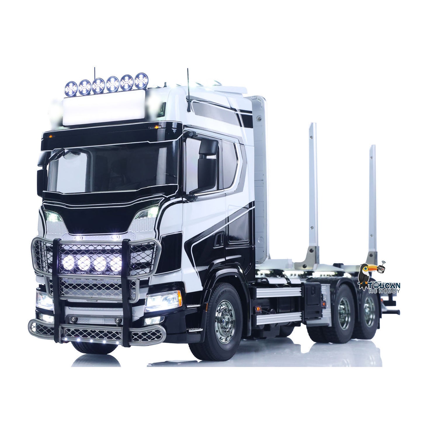 TAMIYA SC770S 56360 6x4 1/14 RC Timber Truck RTR 3Speed Vehicles Smoke Light Sound ST8 Radio Battery