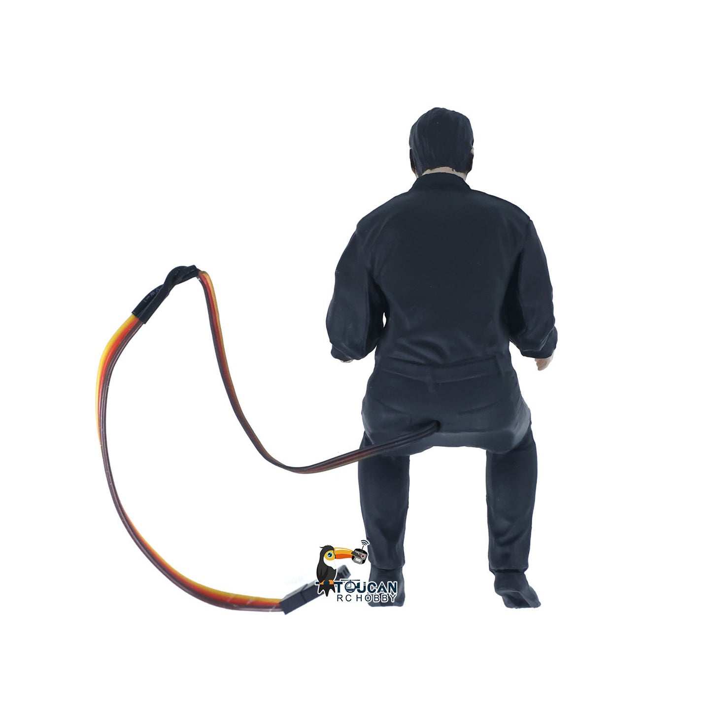 Customized 1/14 Driver model with a servo Head can be rotated electrically