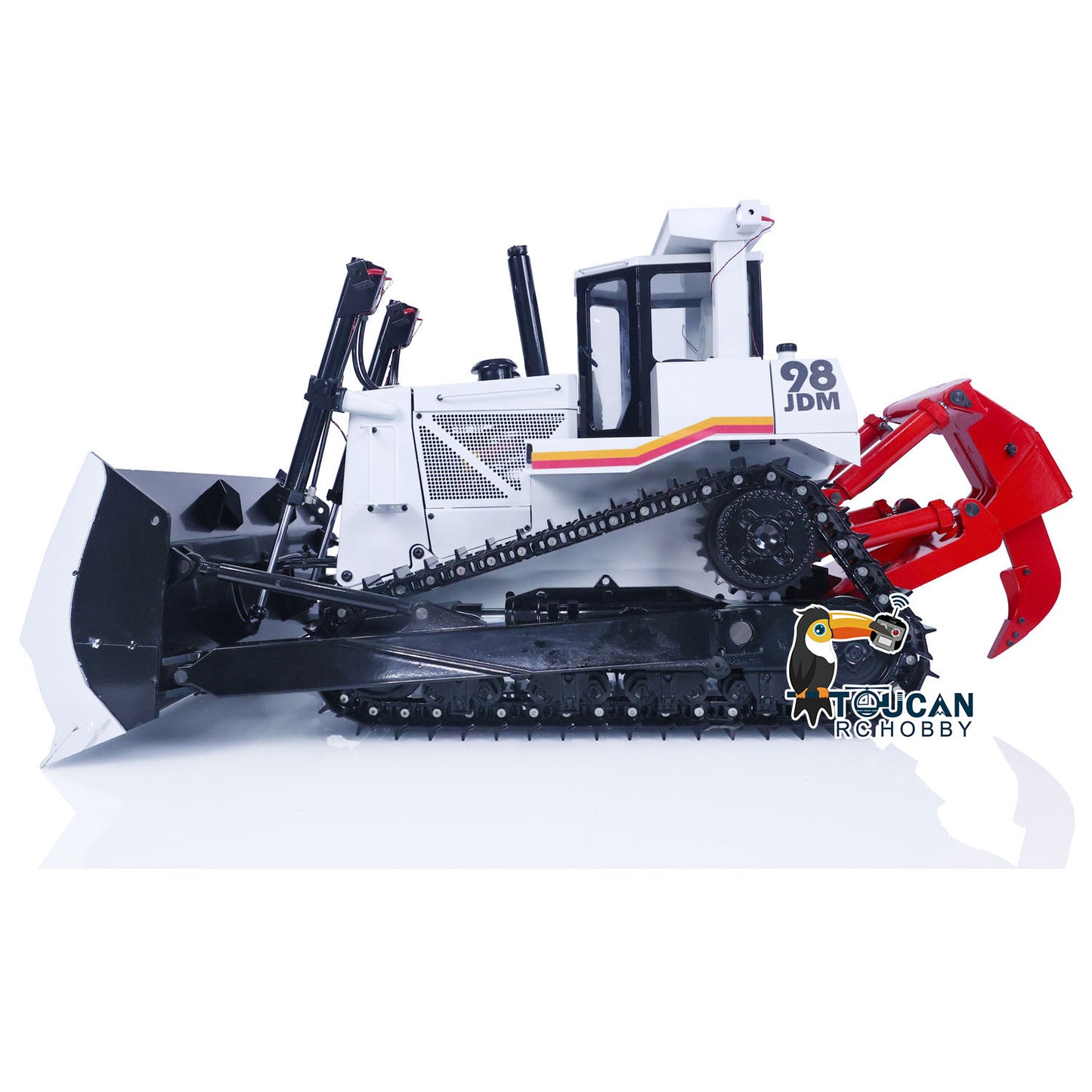 JDM-98 1/14 JDMODEL DXR2 Metallhydraulik RC PNP Bulldozer mit 201 neuem Soundsystem