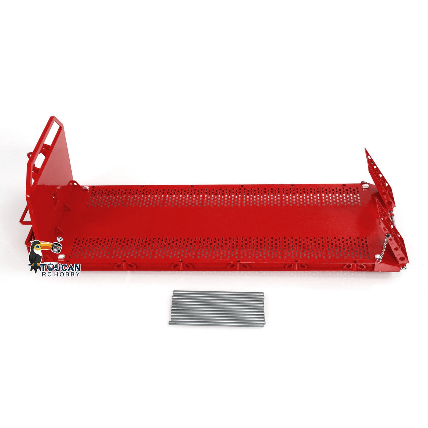 Metal Timber Flatbed for 1/14 10x10 8x8 RC Roll On/Off Hydraulic Dumper Truck