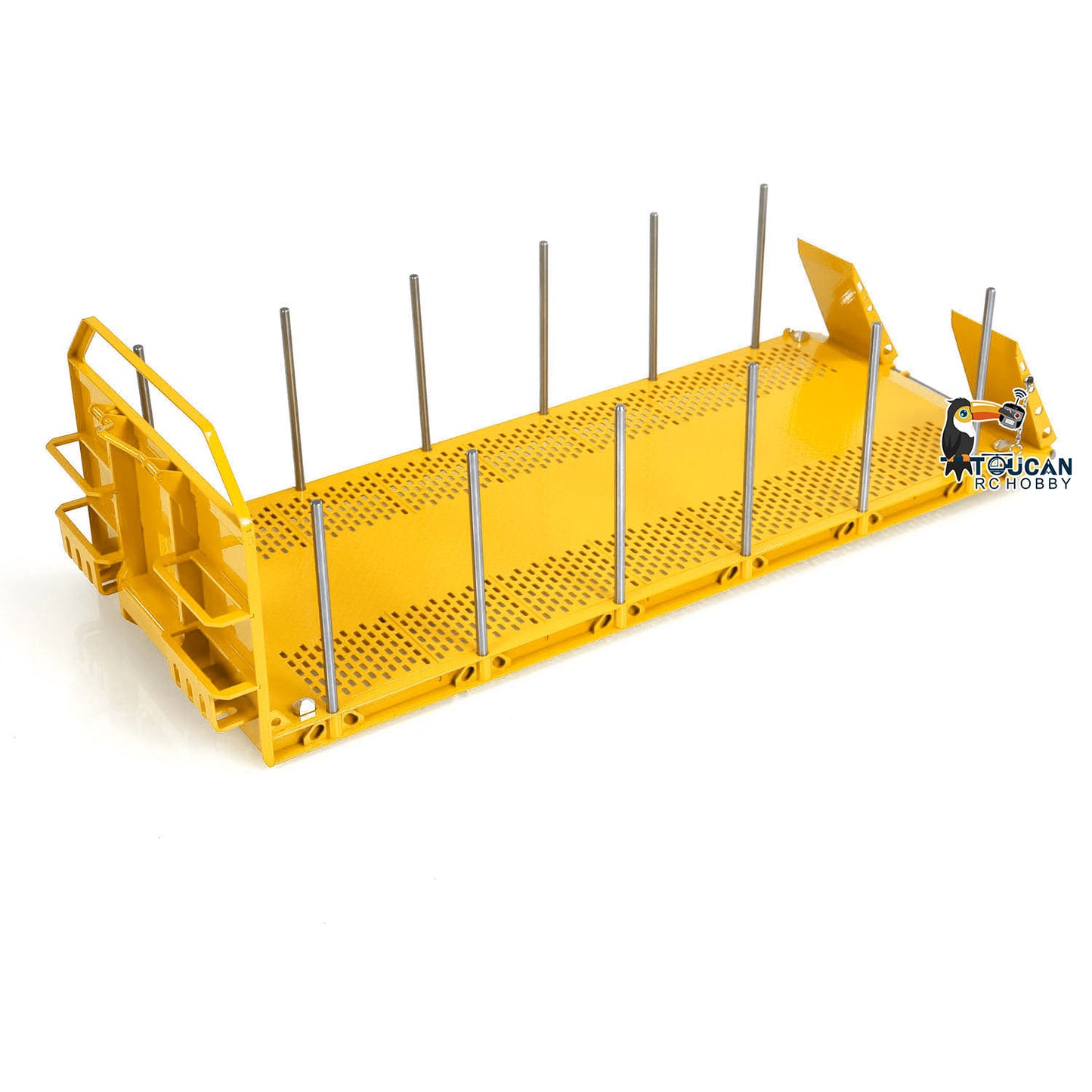 Metal Timber Flatbed for 1/14 10x10 8x8 RC Roll On/Off Hydraulic Dumper Truck