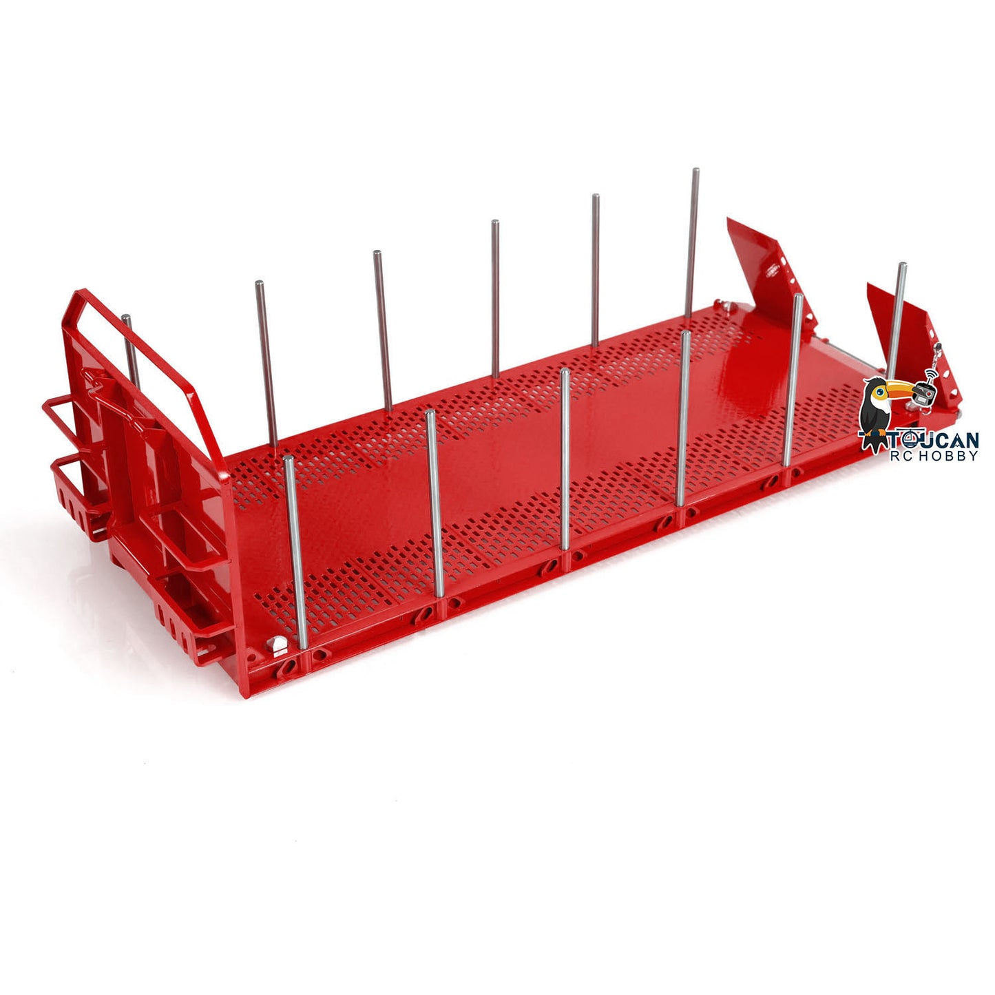 Metal Timber Flatbed for 1/14 10x10 8x8 RC Roll On/Off Hydraulic Dumper Truck
