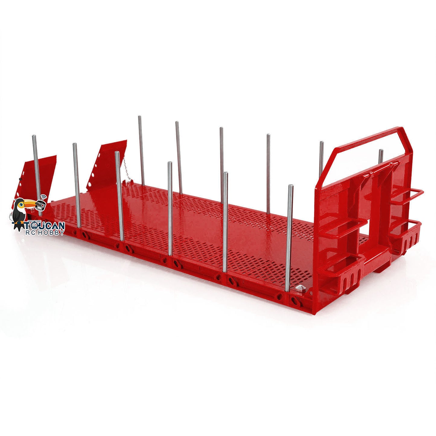 Metal Timber Flatbed for 1/14 10x10 8x8 RC Roll On/Off Hydraulic Dumper Truck
