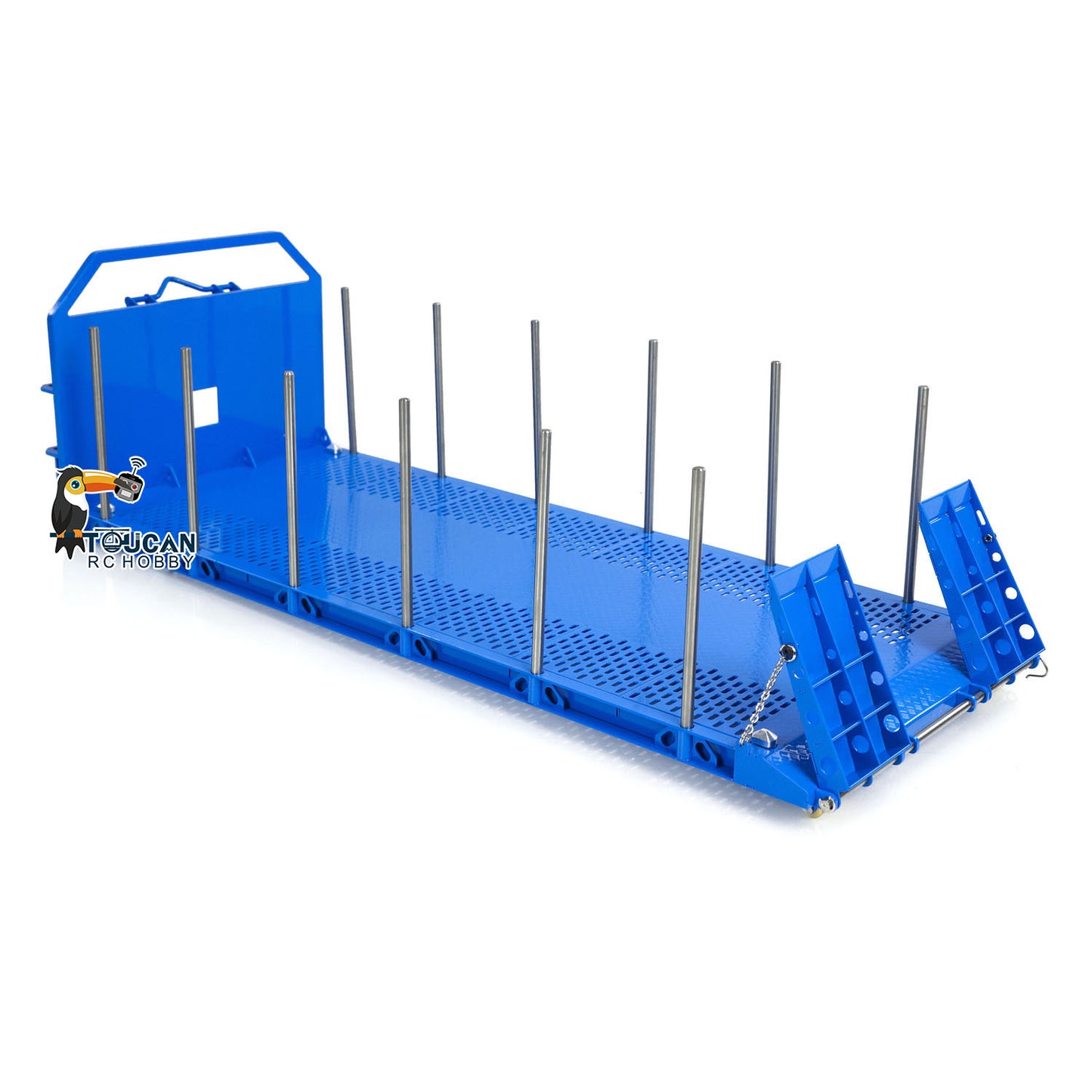 Metal Timber Flatbed for 1/14 10x10 8x8 RC Roll On/Off Hydraulic Dumper Truck