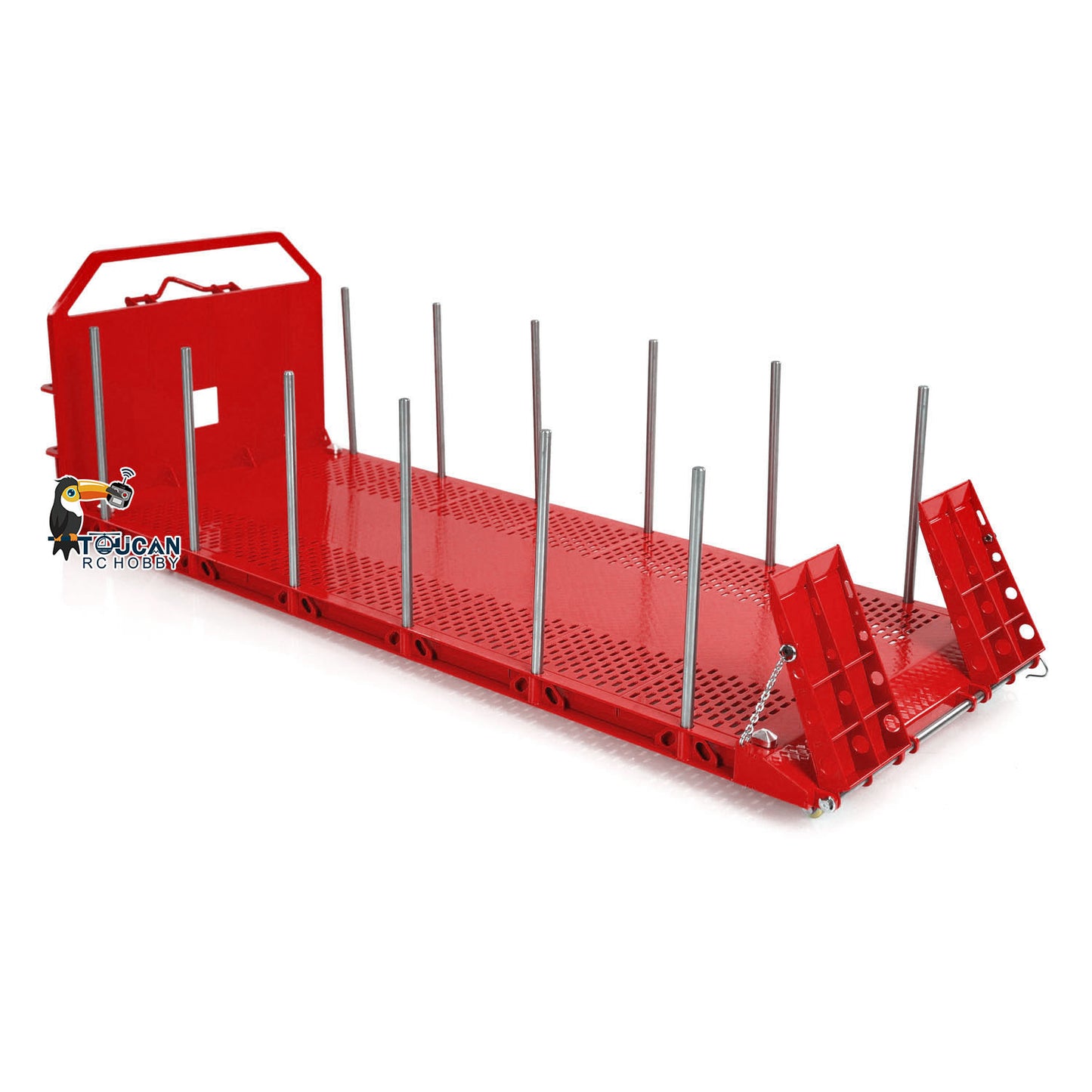 Metal Timber Flatbed for 1/14 10x10 8x8 RC Roll On/Off Hydraulic Dumper Truck