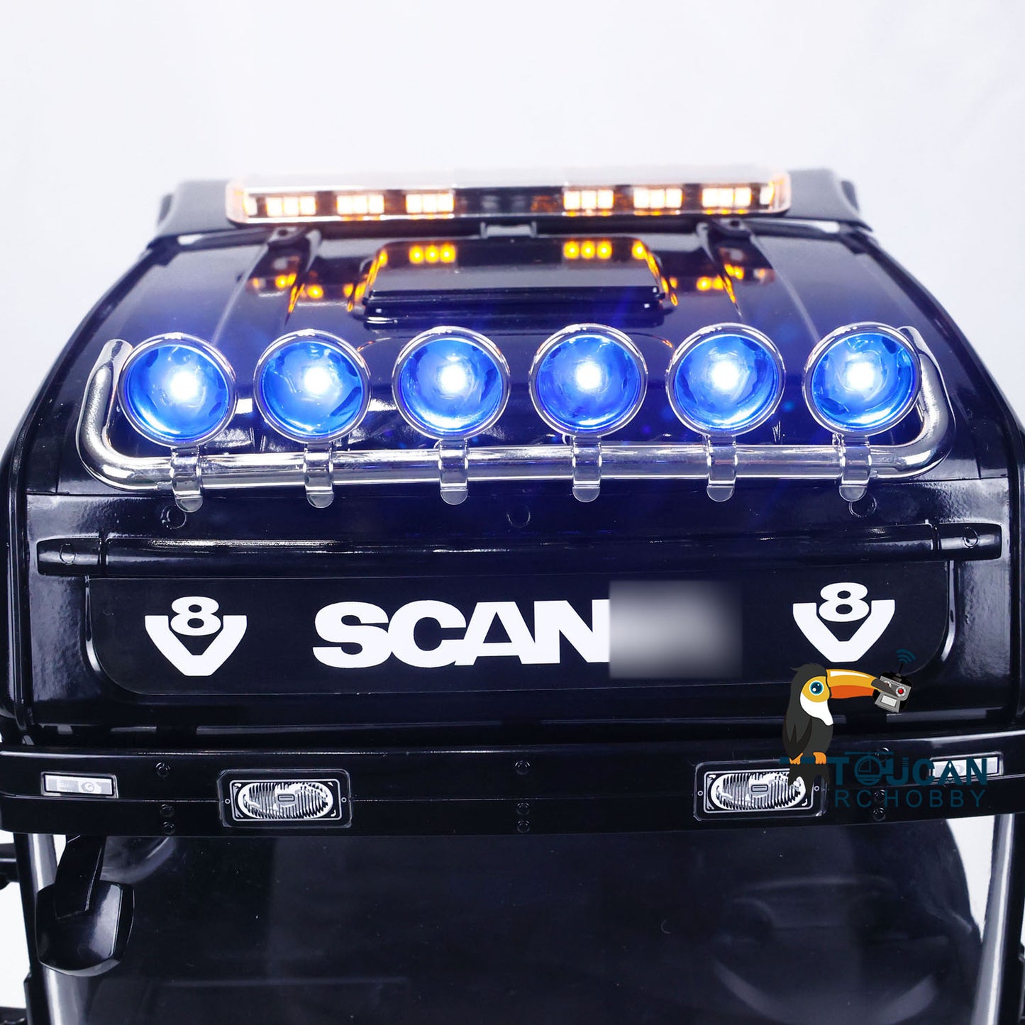 LESU 1/14 8x8 Lackiert Montiert RC Traktor Lkw 20130013C Mit Metall Chassis