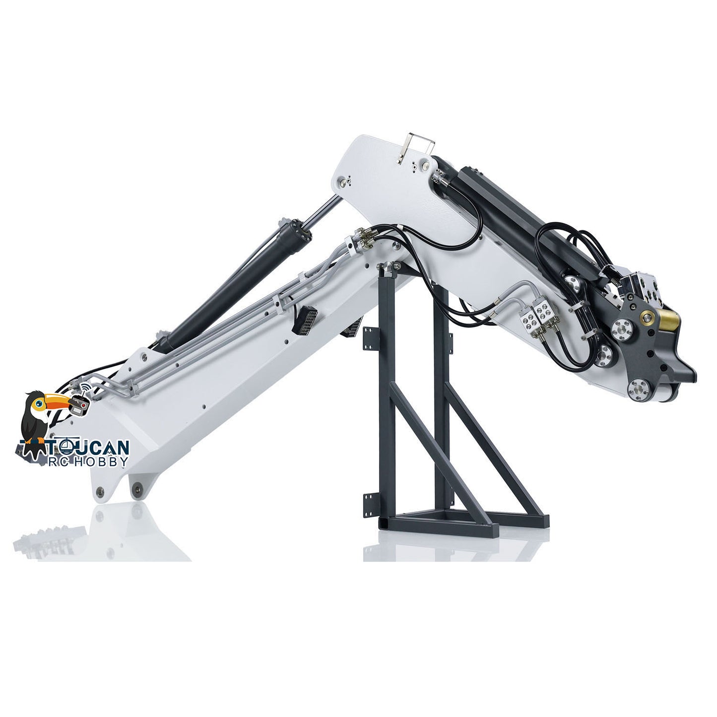 CUT 1/14 K970-300 2 Arme Lackiert Zusammengebaut Hydraulischer RTR RC Bagger Mit PL18EV Lite Sender