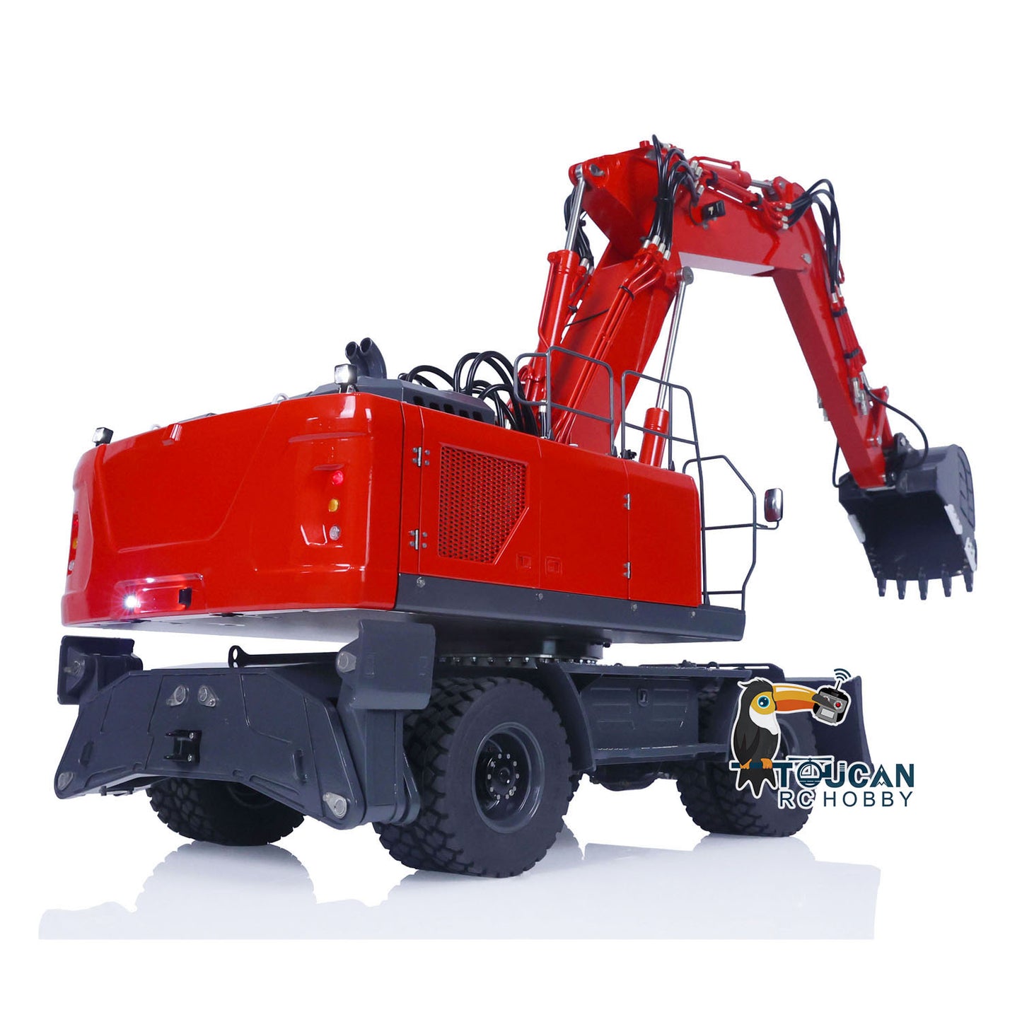 LESU 1/14 Excavateur hydraulique sur roues à 3 bras ET30H RTR