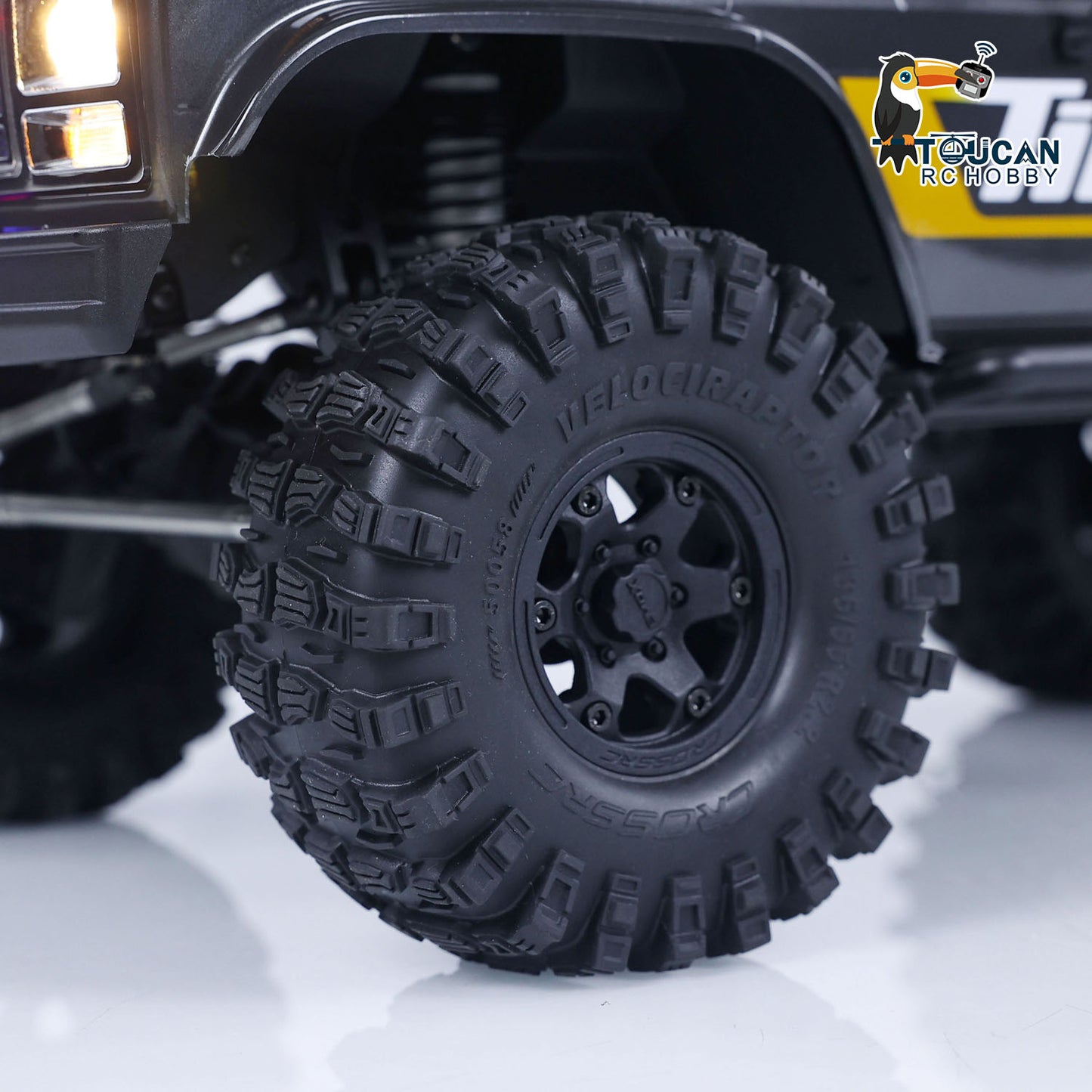 CROSSRC EMO X3 1/8 RC Rescue Towing Car ARTR 4x4 Remote Control Rock Crawler Car Differential Lock Axle Model NO Motor ESC