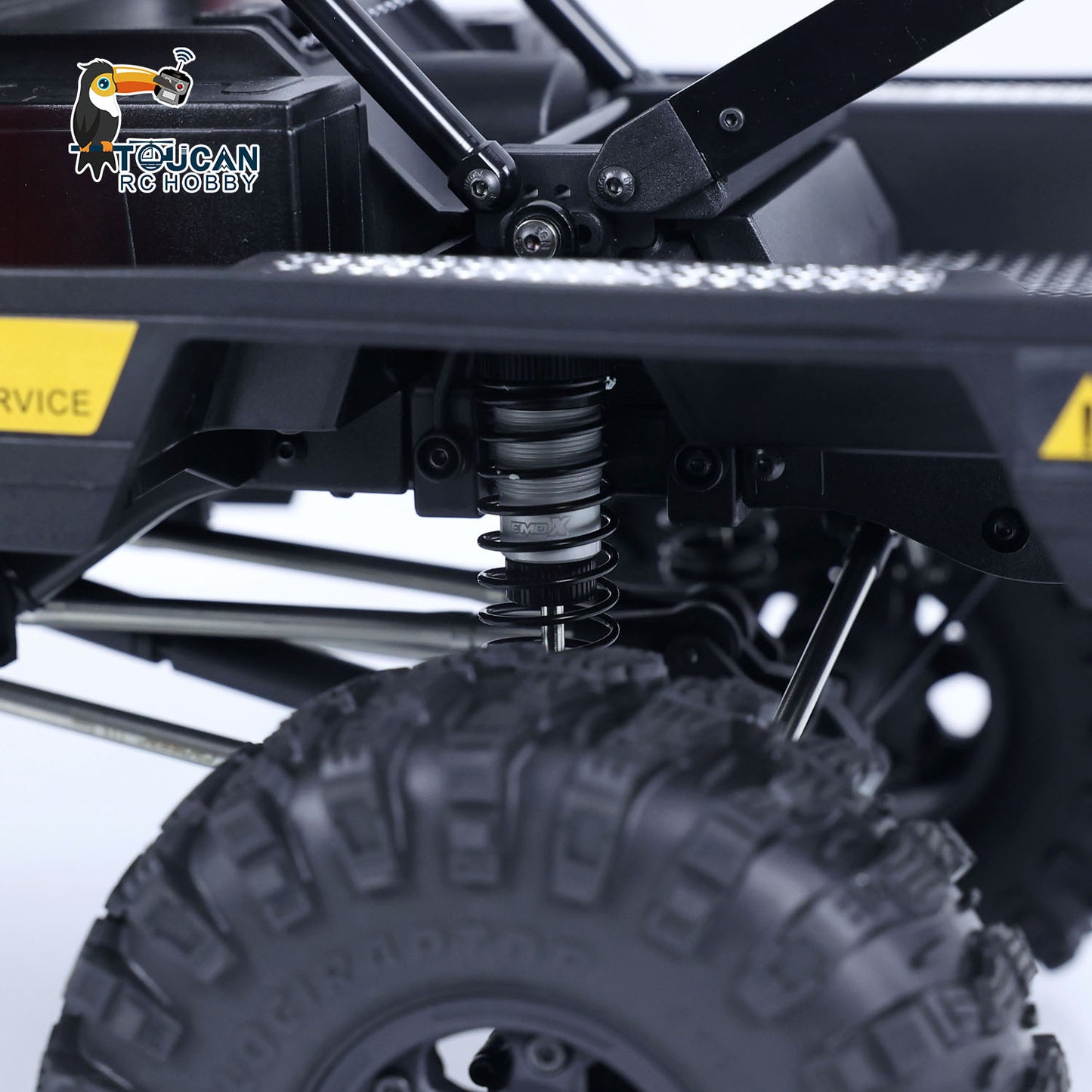 CROSSRC EMO X3 1/8 RC Rescue Towing Car ARTR 4x4 Remote Control Rock Crawler Car Differential Lock Axle Model NO Motor ESC