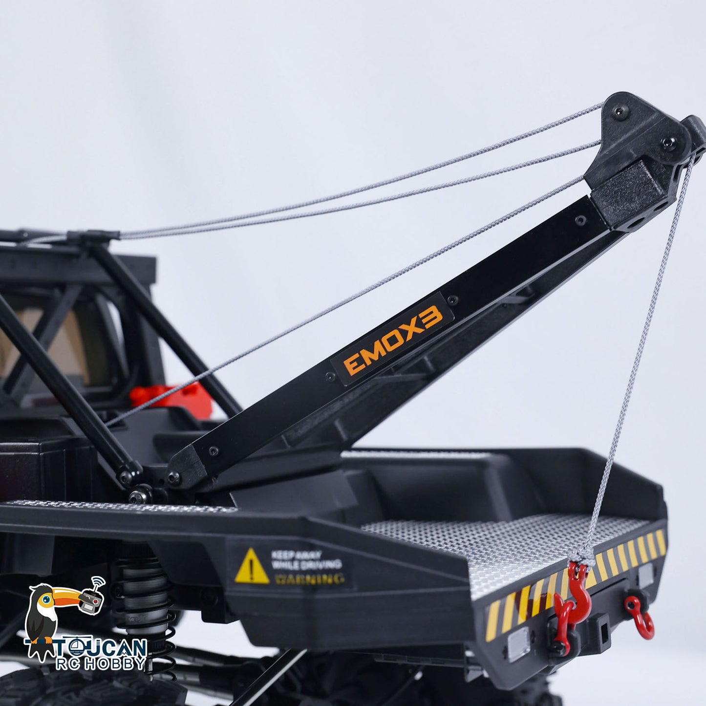 CROSSRC EMO X3 1/8 RC Rescue Towing Car ARTR 4x4 Remote Control Rock Crawler Car Differential Lock Axle Model NO Motor ESC