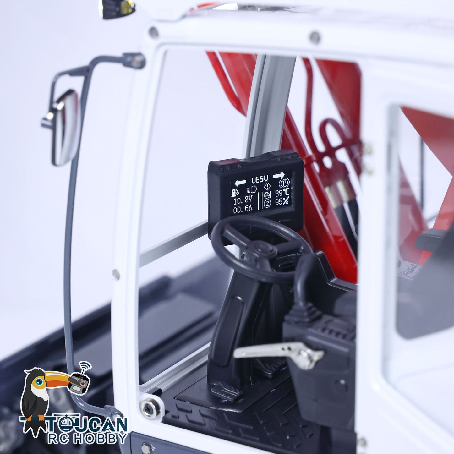 LESU 1/14 Excavateur hydraulique sur roues à 3 bras ET30H RTR