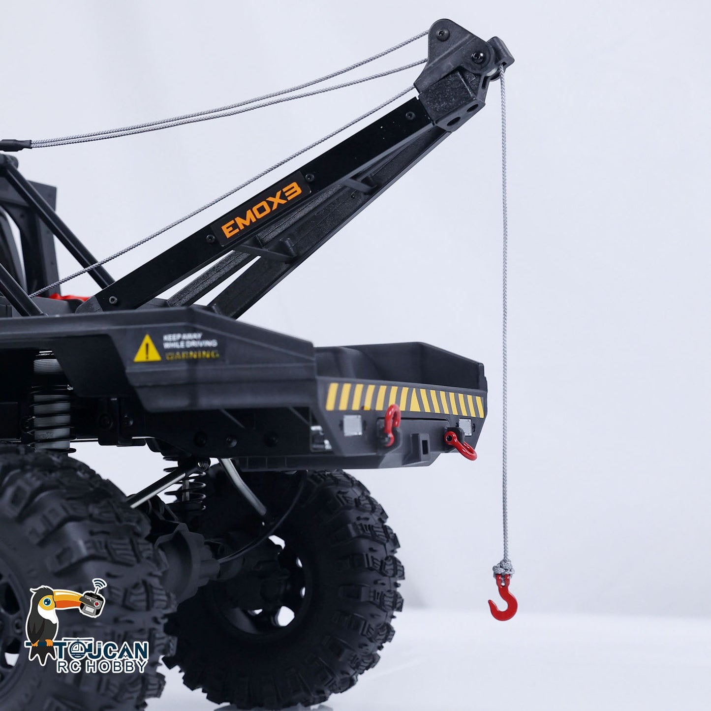 CROSSRC EMO X3 1/8 RC Rescue Towing Car ARTR 4x4 Remote Control Rock Crawler Car Differential Lock Axle Model NO Motor ESC