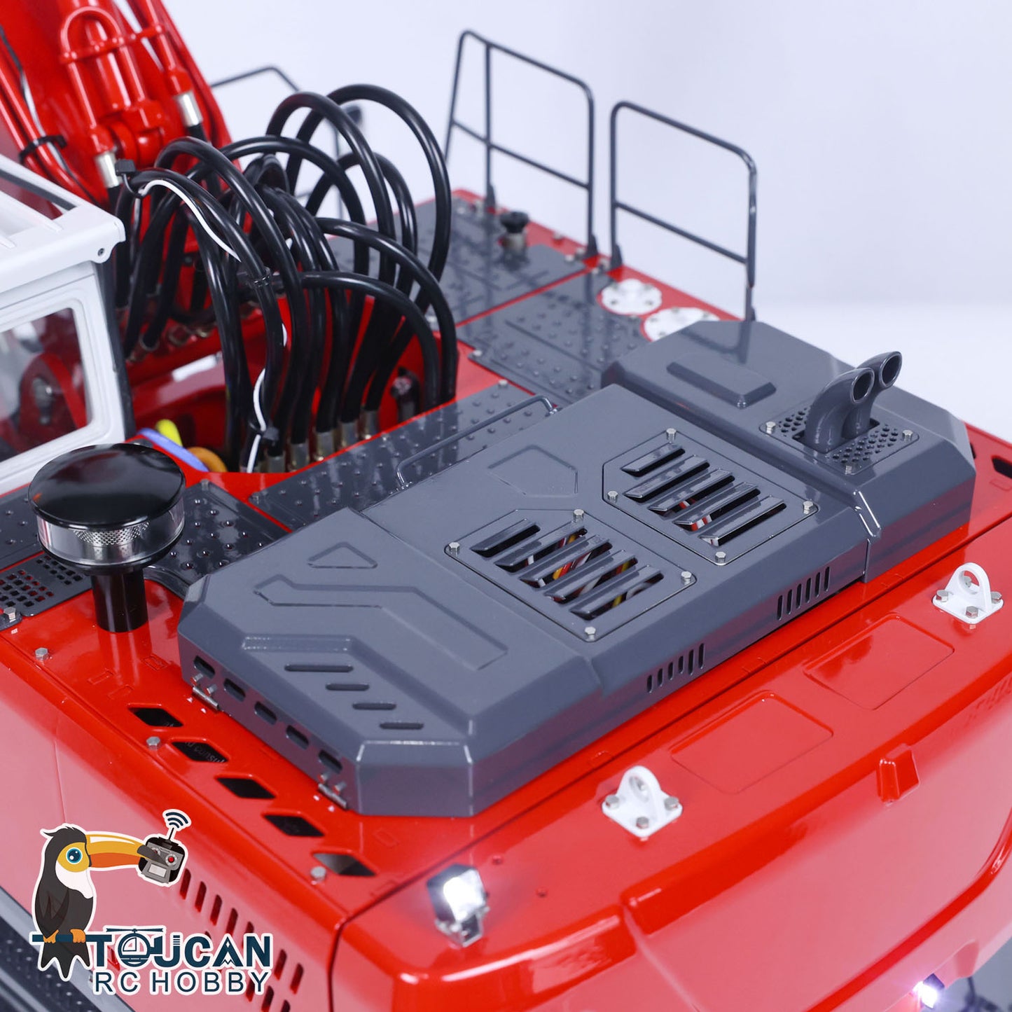 LESU 3 bras 1/14 ET30H RC Excavateur hydraulique sur roues Pelle PNP