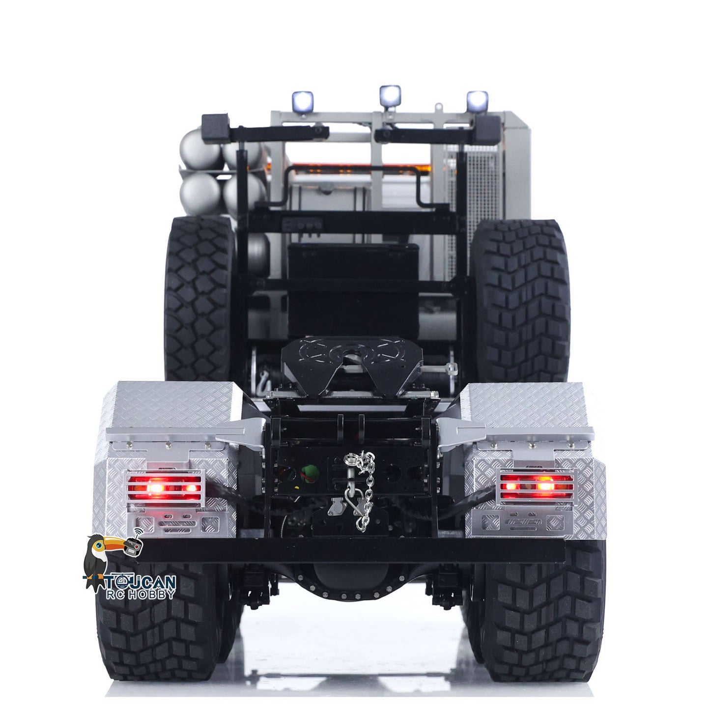1/14 8x8 Metal RC Off Road Tractor Truck Ar3363 Remote Control Lorry Car Differential Lock Axle 3Speed Gearbox ST8 Radio