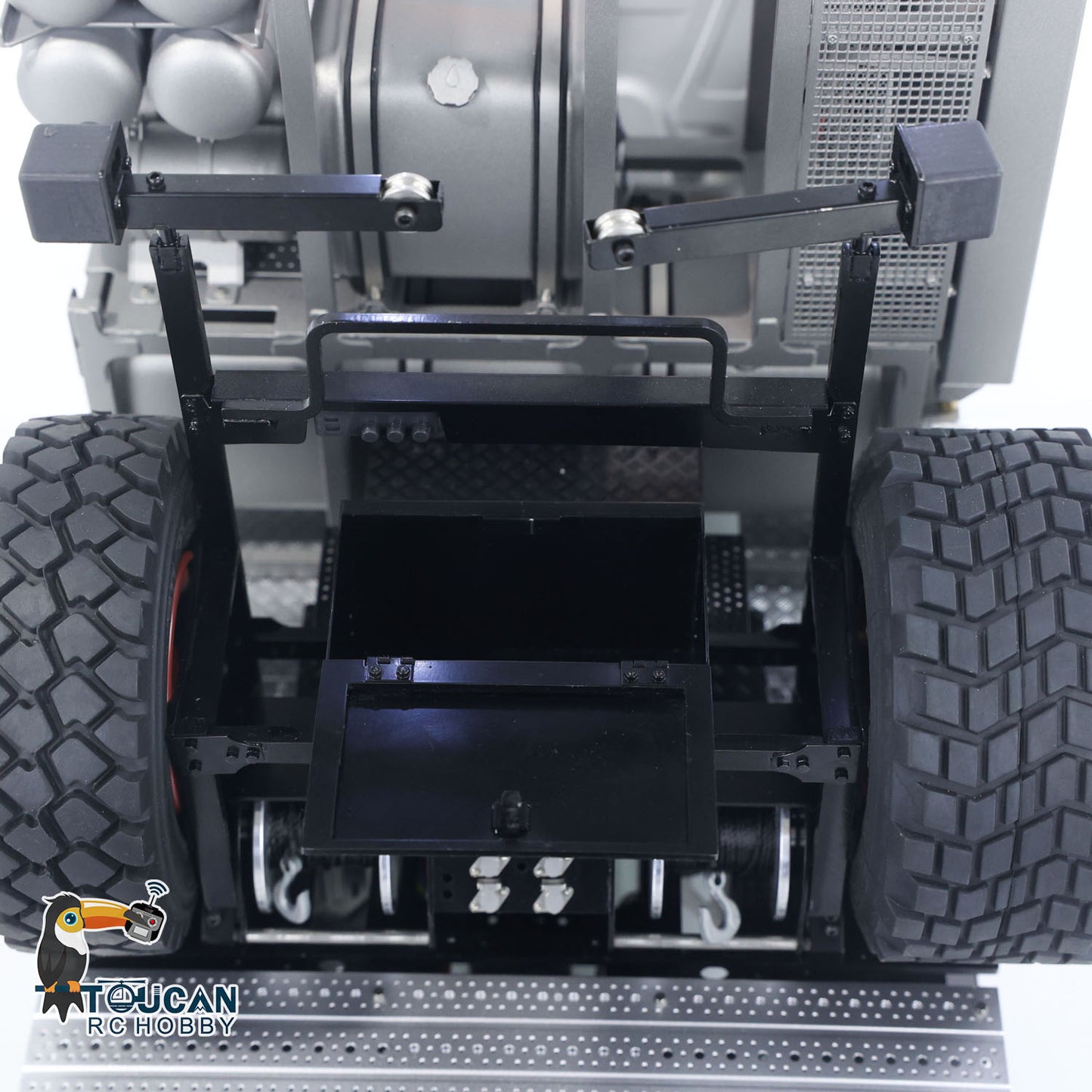 1/14 8x8 Metal RC Off Road Tractor Truck Ar3363 Remote Control Lorry Car Differential Lock Axle 3Speed Gearbox ST8 Radio
