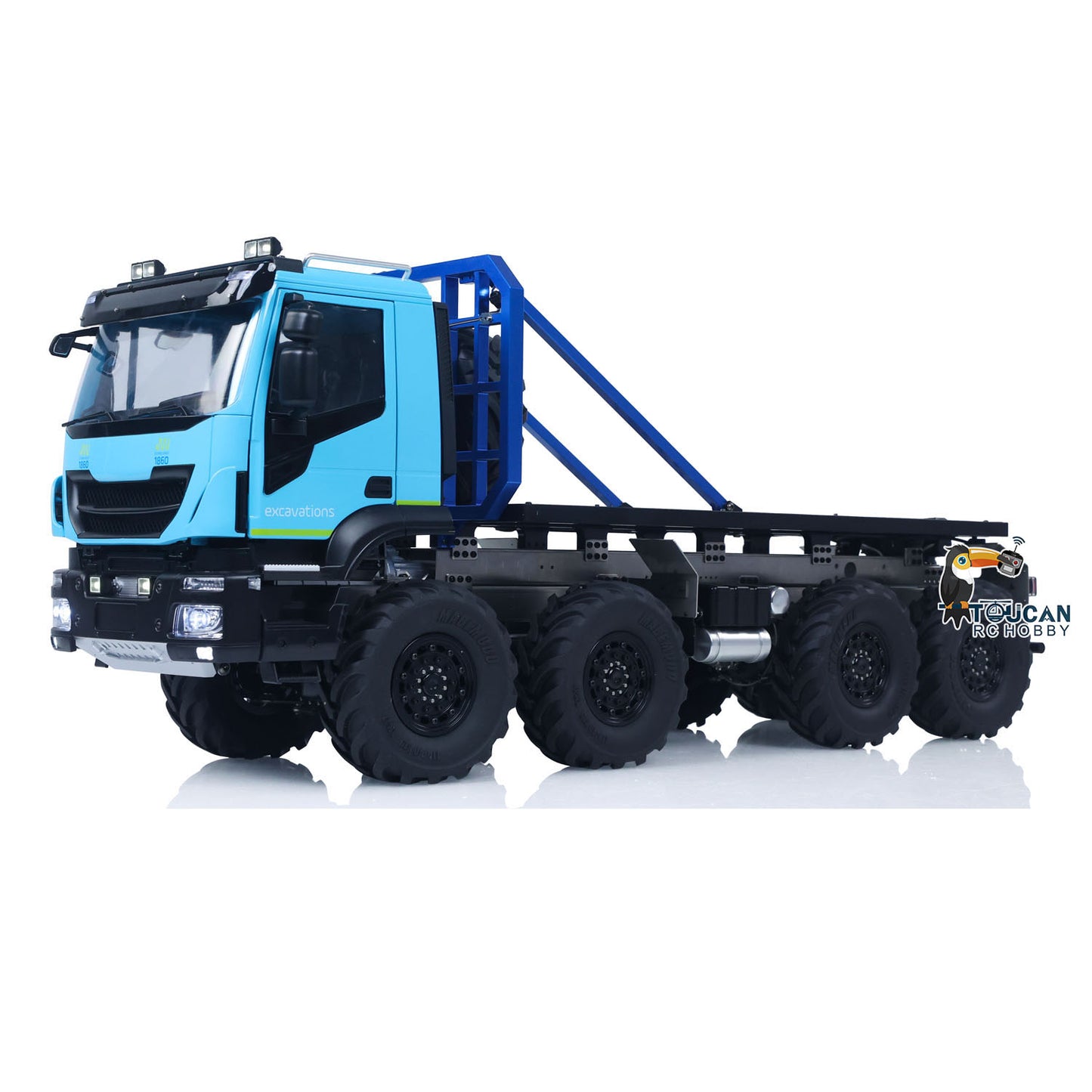 1/14 MD Modell 8x8 PNP RC Rock Crawler Pritschenwagen