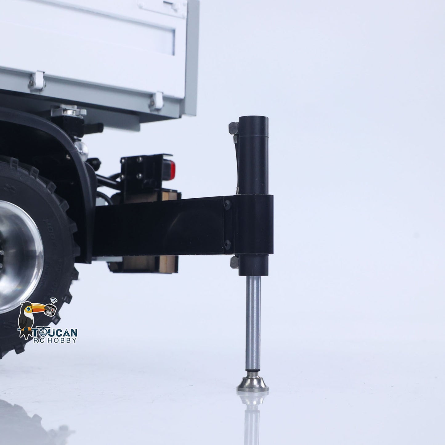 4151 AK Metal 1/14 RC Tractor Truck with Hydraulic Crane Fly Jib Arm Bucket 6*6 Remote Control Farm Car 3Speed Model Lorry Sound