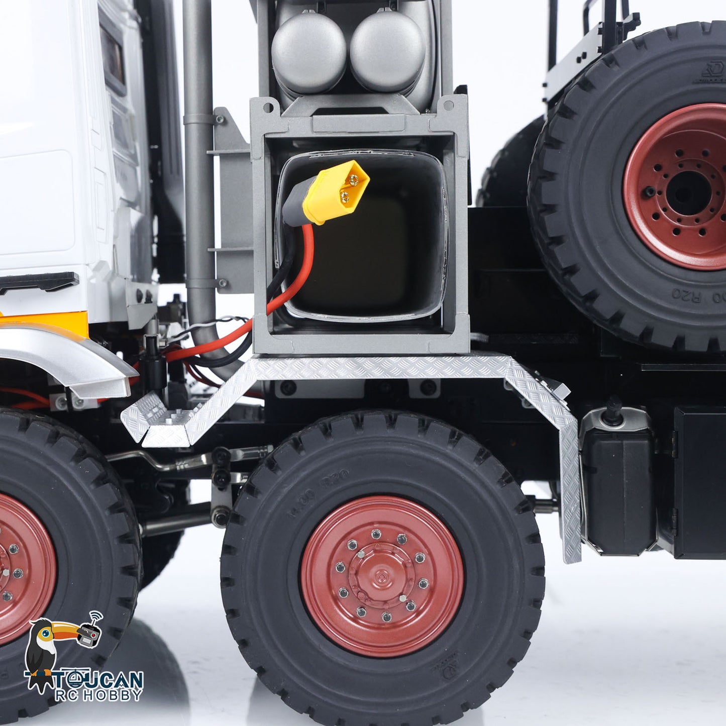 1/14 8x8 Metal RC Off Road Tractor Truck Ar3363 Remote Control Lorry Car Differential Lock Axle 3Speed Gearbox ST8 Radio
