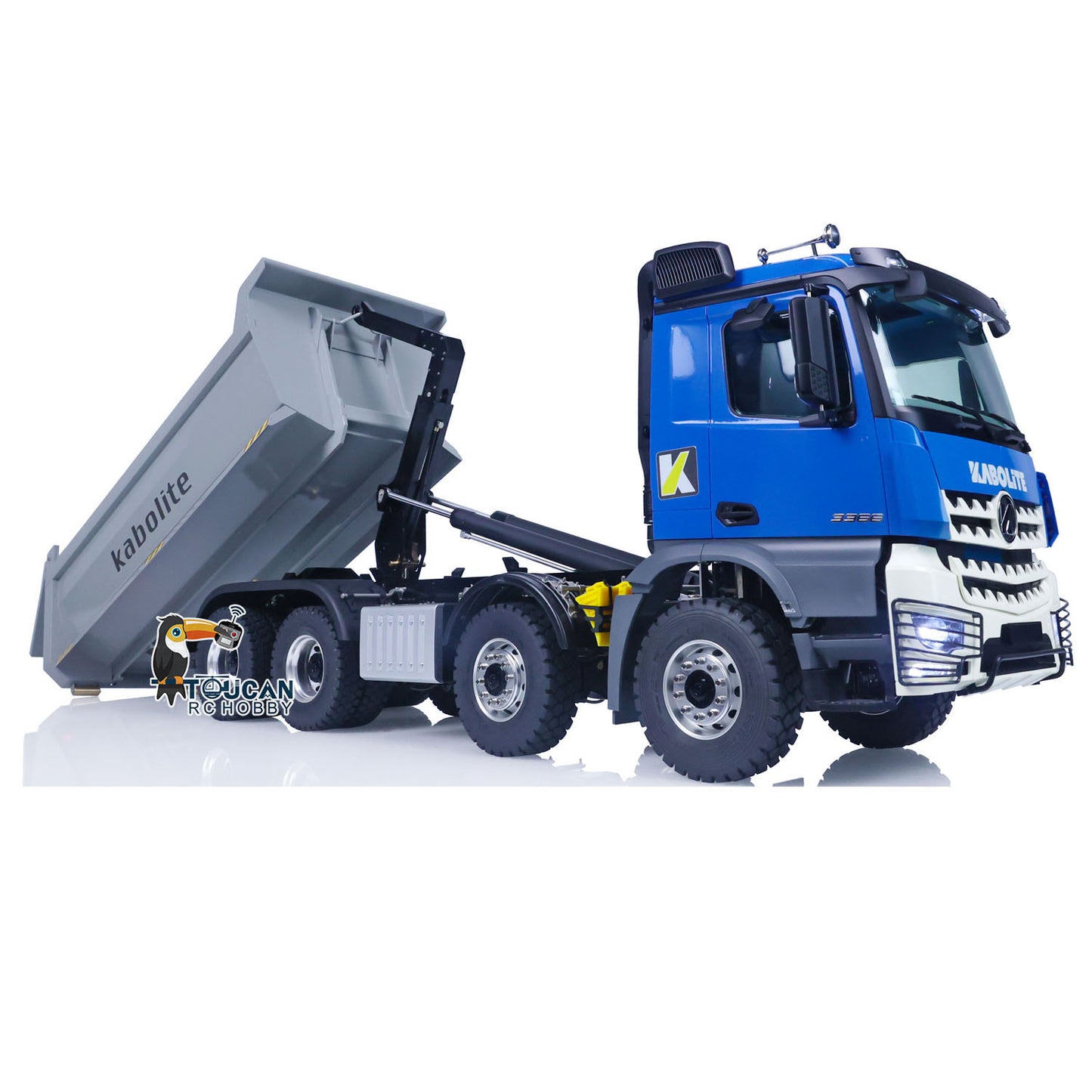 8X8 RC Hydraulic Tipper Car 1/14 Kabolite K3366 Dumper Truck RTR