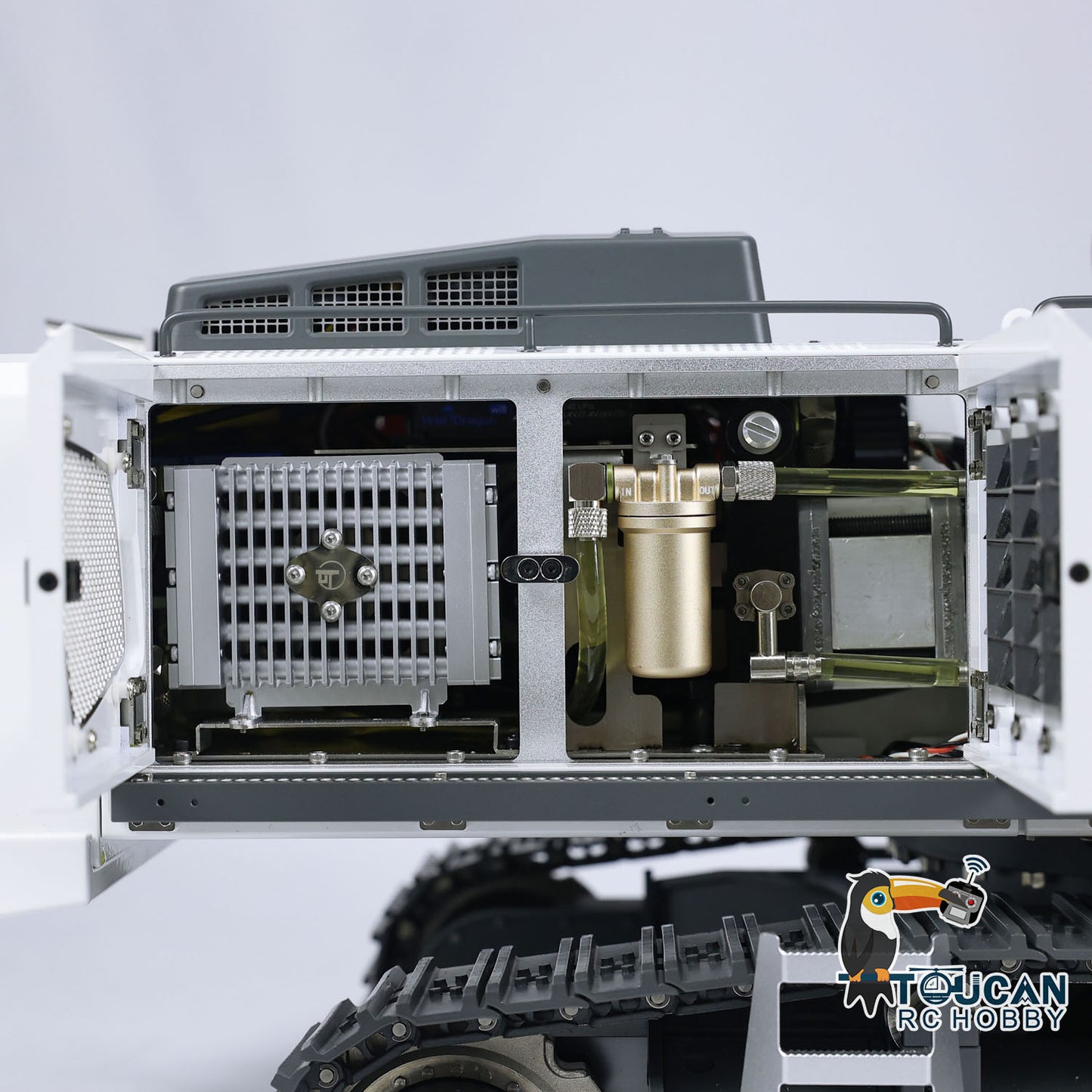 En stock K970-300 1/14 CUT RC Excavatrices hydrauliques avec contrôleur radio PL18EV Lite