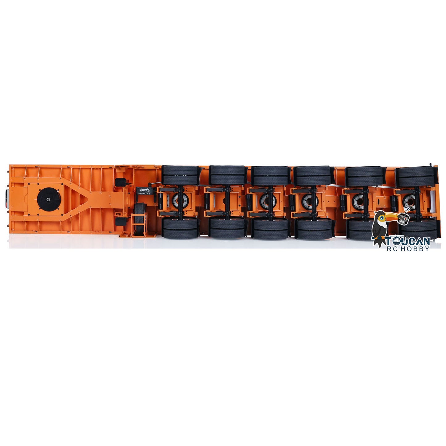 NOOXION 1/14 Fury Bear Metall 6 Achsen Flachauflieger für ferngesteuerten Sattelzug