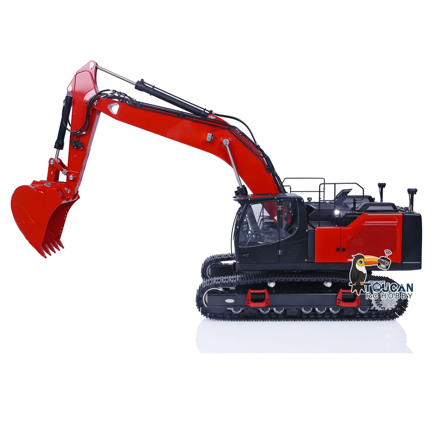 LESU 1/14 Aoue Metal Painted Assembled LR945 Hydraulic RC Excavator Digger B0016 With Sound System