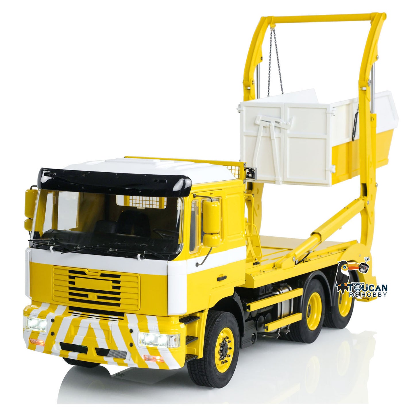 1/14 RC Hydraulische Absetzkipper VL18U F2000 Metall Schaukel Arm Beladen Dump Autos Modell