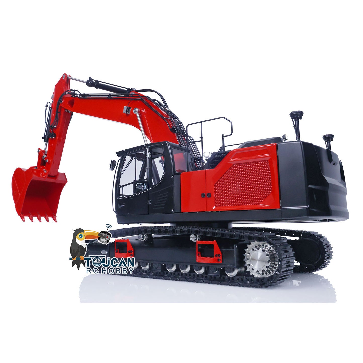 LESU 1/14 Aoue Metal Painted Assembled LR945 Hydraulic RC Excavator Digger B0016 With Sound System