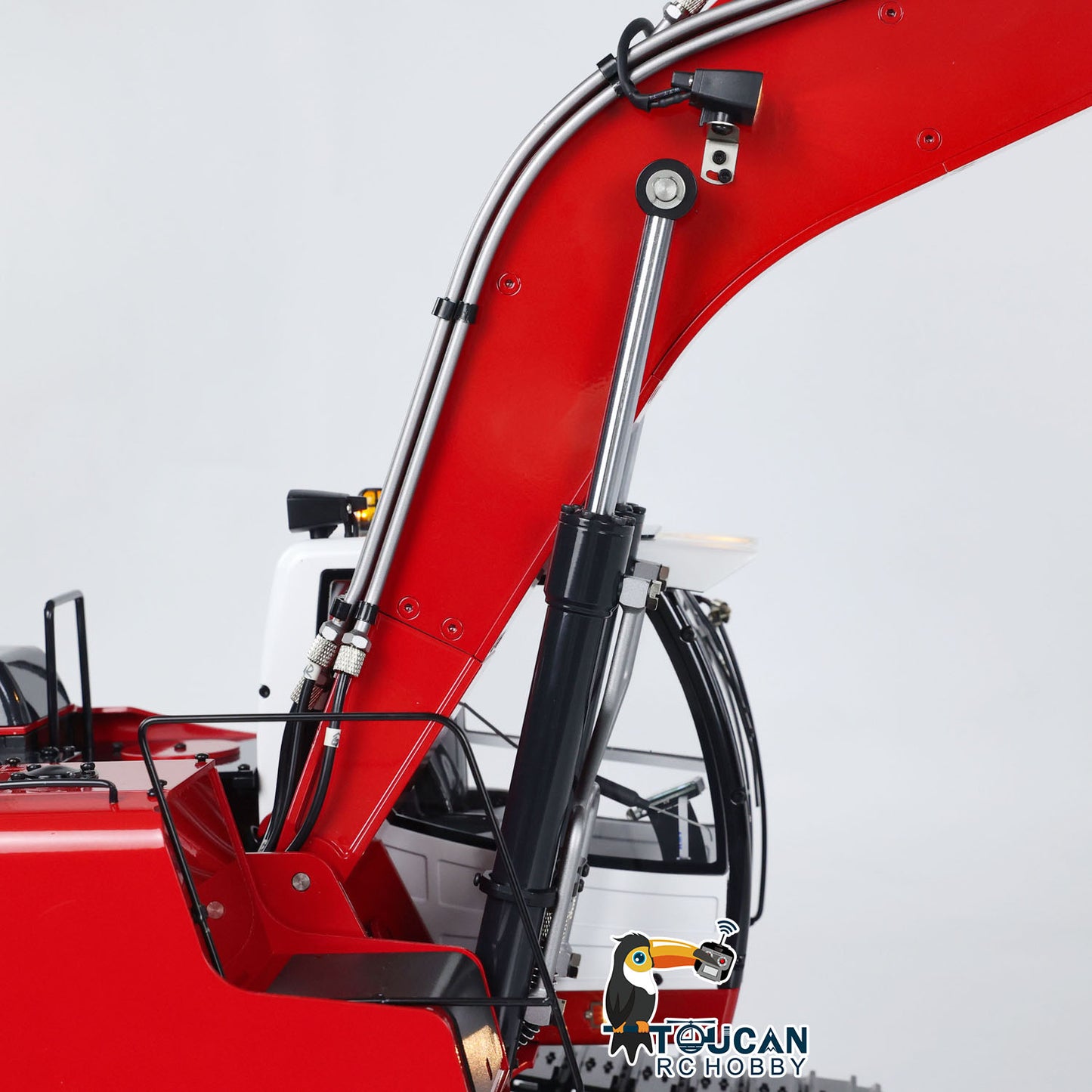 MTM 1/14 946 RC 2 Arms Metal Hydraulic ARTR Tracked Excavator With Ripper Grab Clamshell Bucket