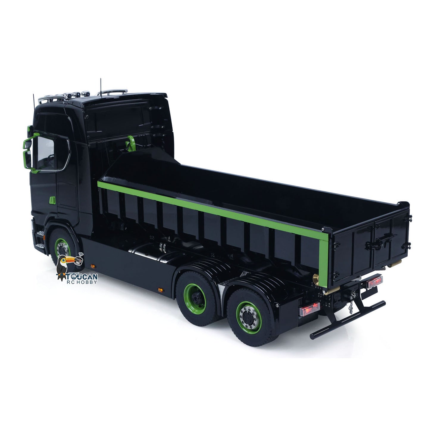 6x6 1/14 Hydraulische RC Dumper Auto Metall Roll-on Volle Dump Truck