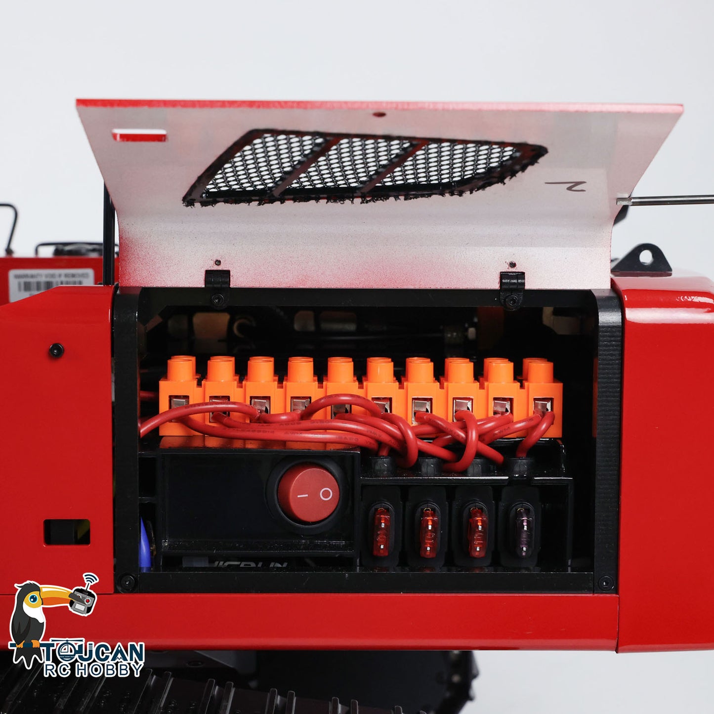 MTM 1/14 946 RC 2 Arms Metal Hydraulic ARTR Tracked Excavator With Ripper Grab Clamshell Bucket