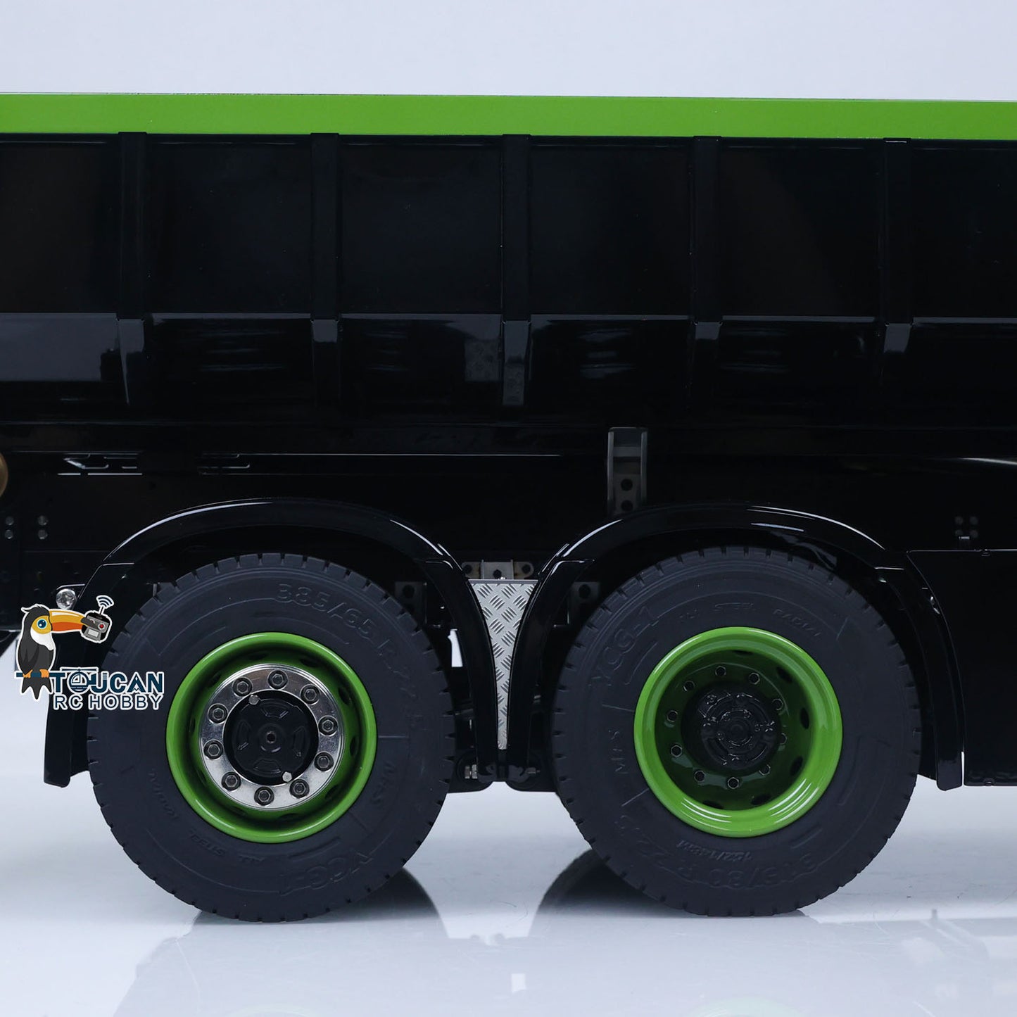 6x6 1/14 Hydraulische RC Dumper Auto Metall Roll-on Volle Dump Truck