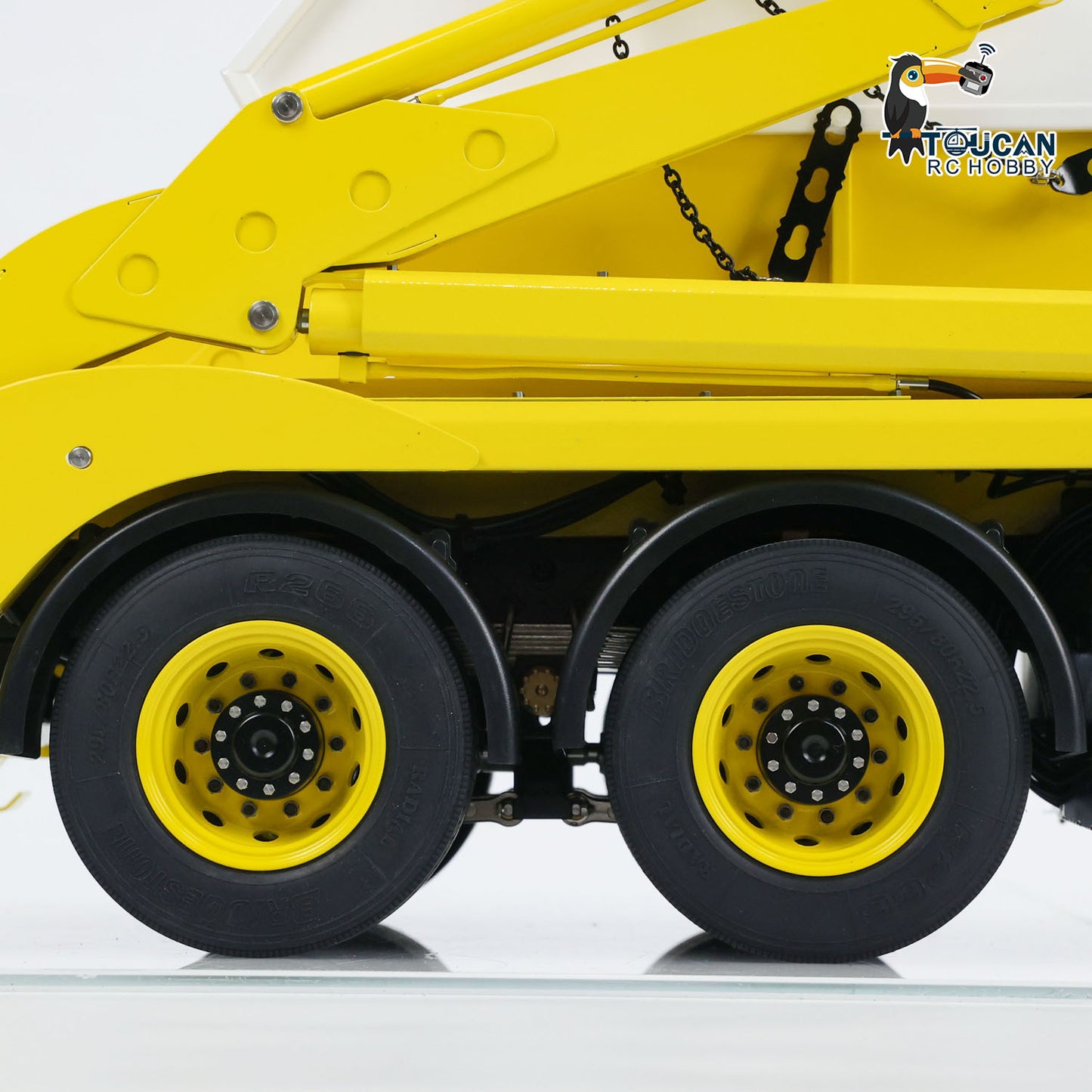 1/14 RC Hydraulische Absetzkipper VL18U F2000 Metall Schaukel Arm Beladen Dump Autos Modell