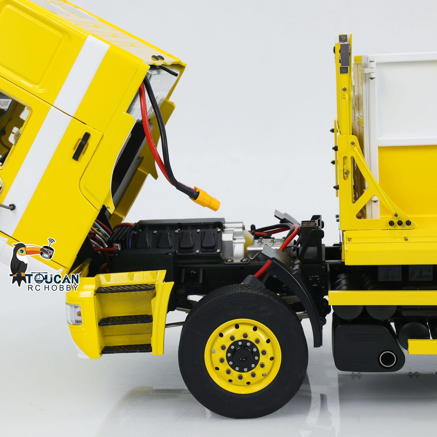 1/14 RC Hydraulische Absetzkipper VL18U F2000 Metall Schaukel Arm Beladen Dump Autos Modell