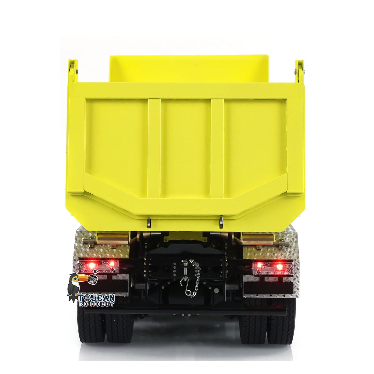 Camion à benne basculante hydraulique RC en métal 1/14 8x8 essieux à blocage différentiel 3 vitesses