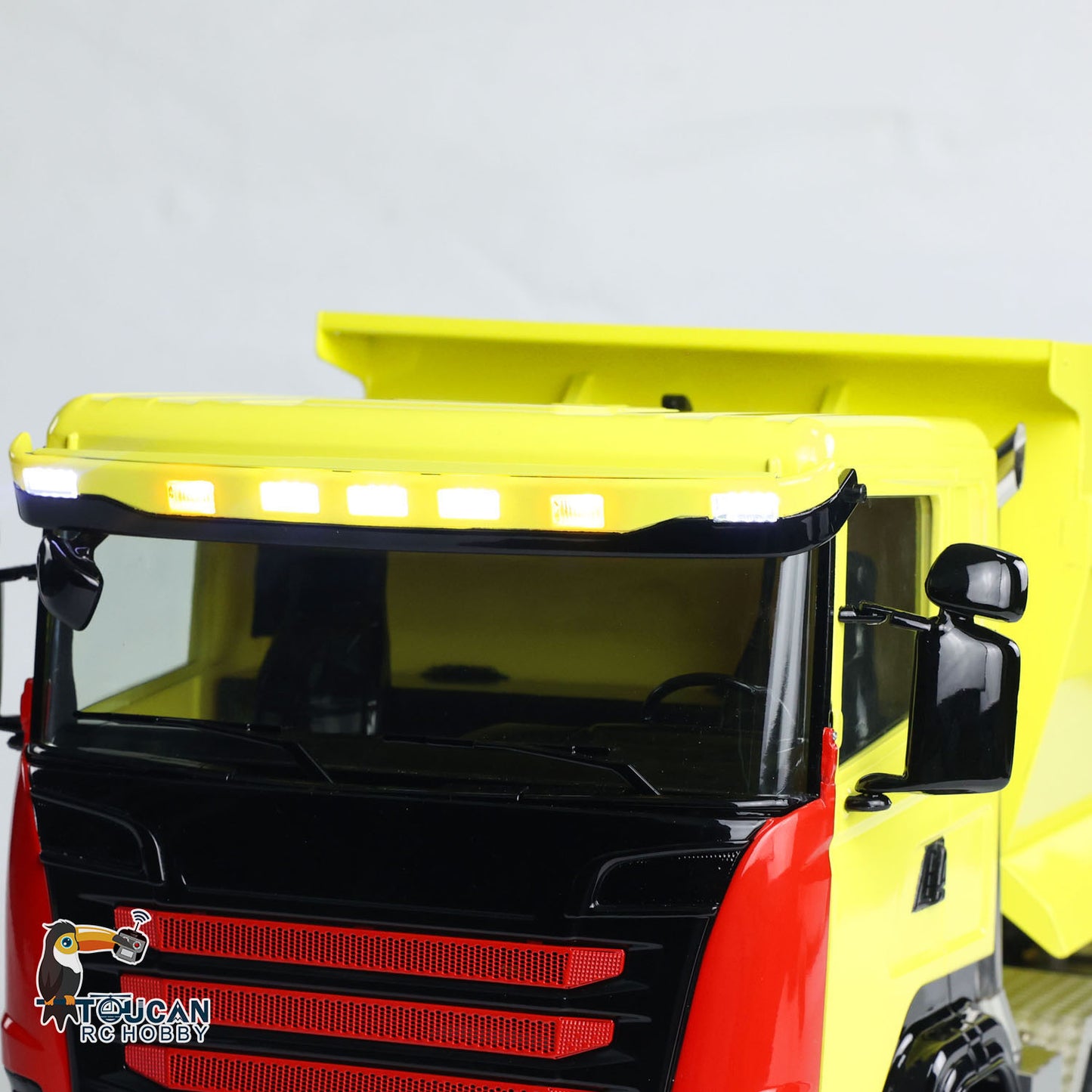 Camion à benne basculante hydraulique RC en métal 1/14 8x8 essieux à blocage différentiel 3 vitesses