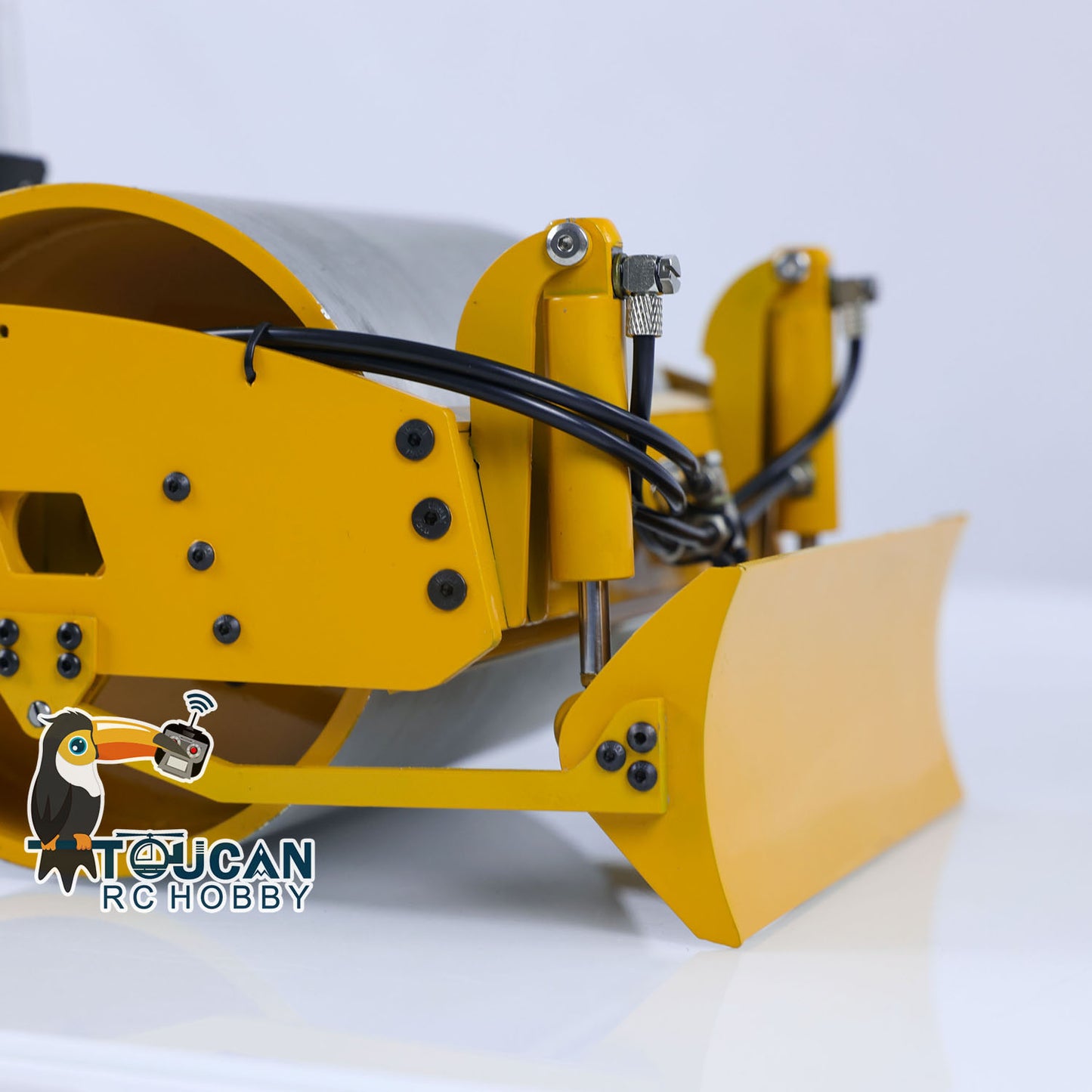 1/12 CS11 RC Hydraulic Road Roller Metal Remote Control Construction Vehicles