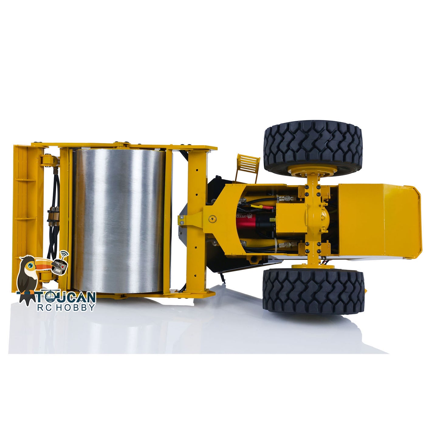 1/12 CS11 RC Hydraulic Road Roller Metal Remote Control Construction Vehicles