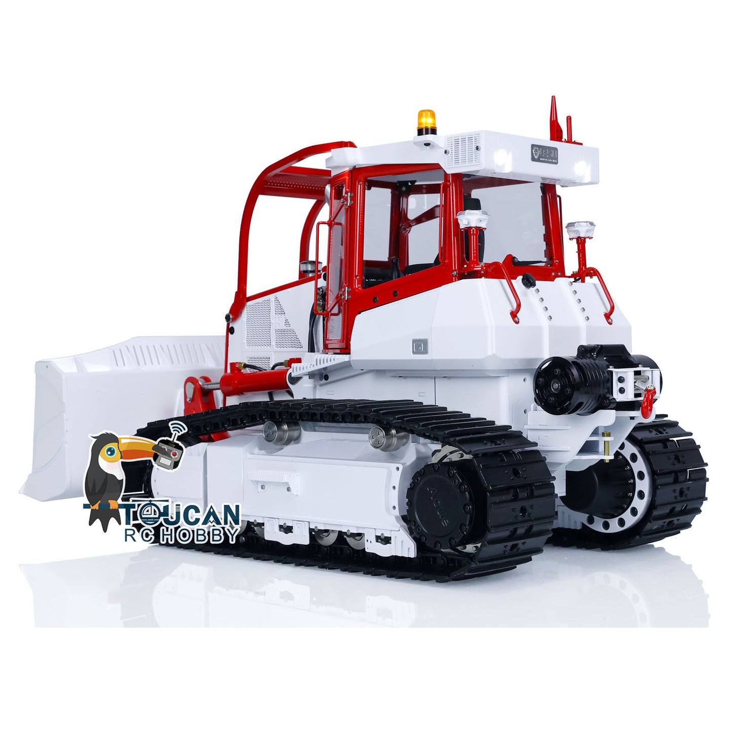 Metall LESU 1/14 RC Hydraulische Planierraupe Aoue 850K Bulldozer