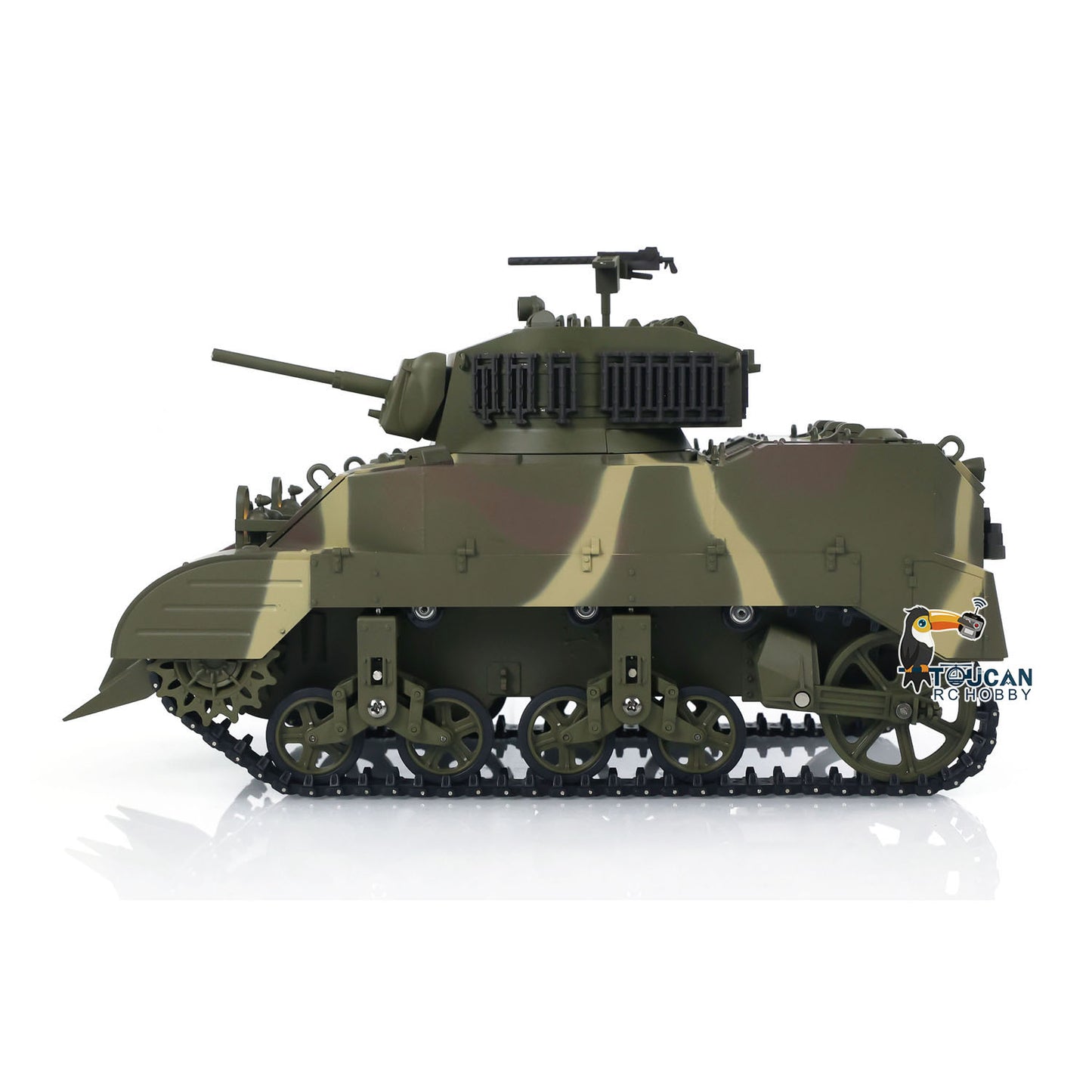 1/16 RTR RC Tank US M5A1 Stuart VI Remote Control Light Tank Two Battery Radio