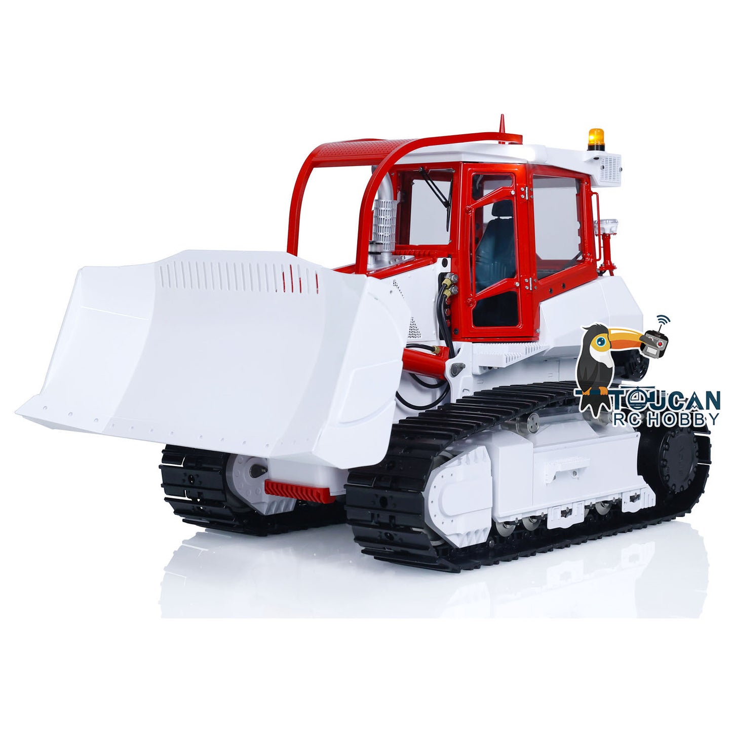 LESU Metall Aoue 1/14 RC Hydraulische Planierraupe Lackiert Montiert RTR Bulldozer 850K B0005