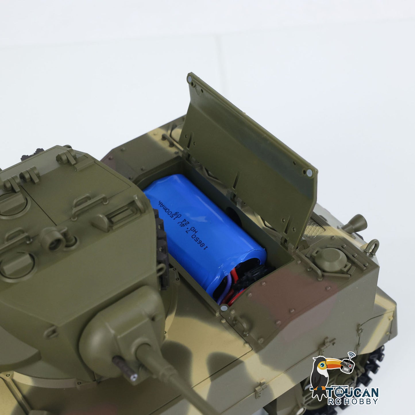 1/16 RTR RC Tank US M5A1 Stuart VI Remote Control Light Tank Two Battery Radio